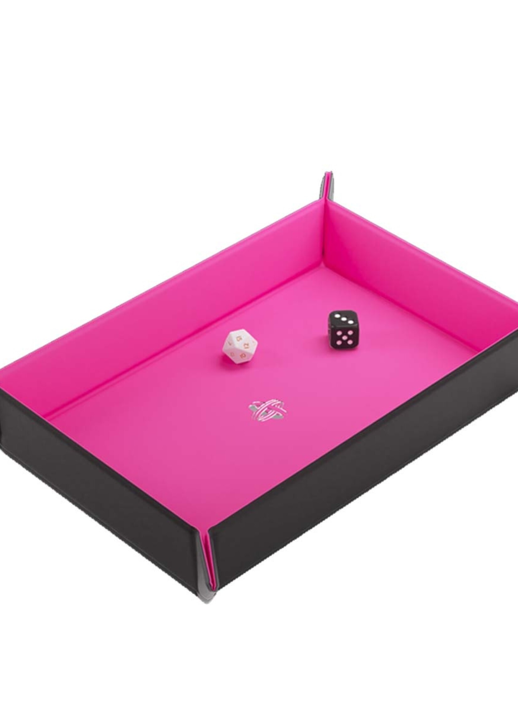 Magnetic Dice Tray Rectangular Black Pink