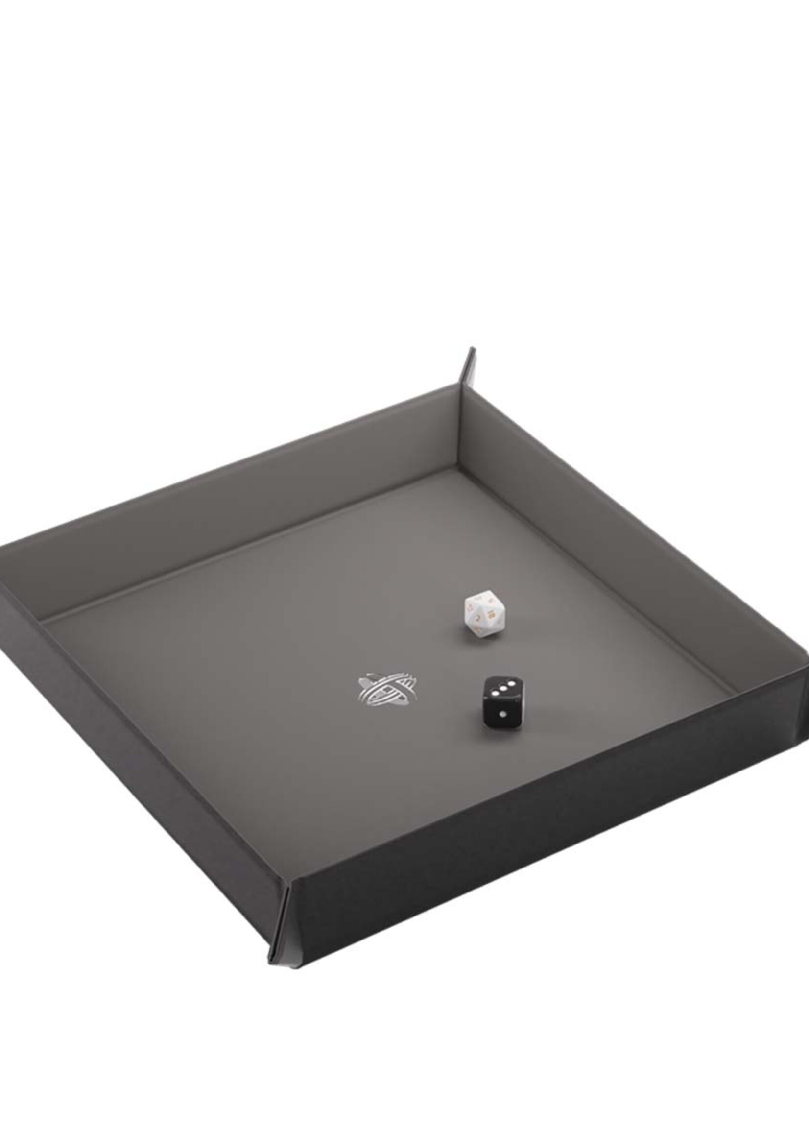 Magnetic Dice Tray Square Black Gray