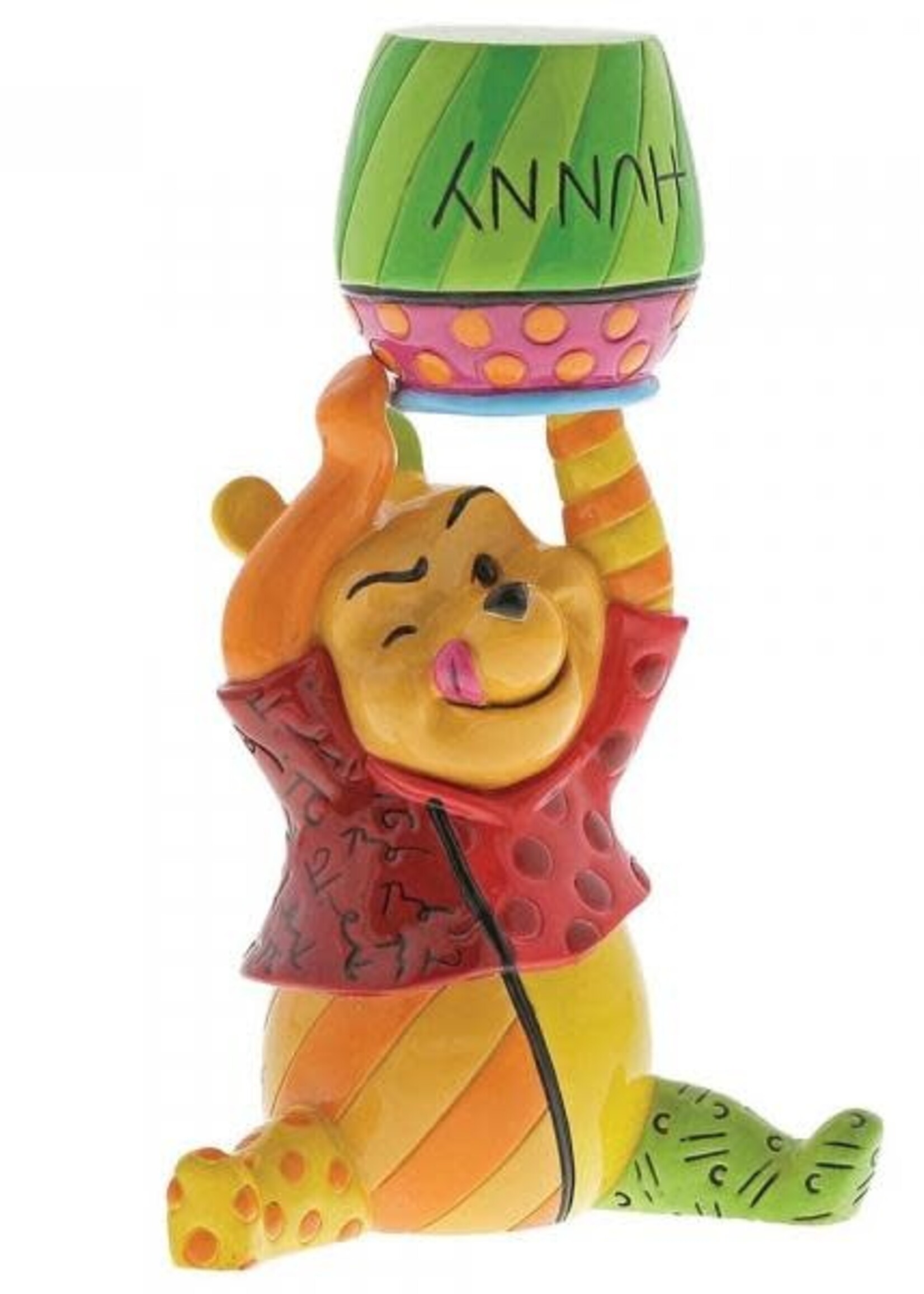 DISNEY Britto Mini Figure Pooh Honey  '9x4x6.5'