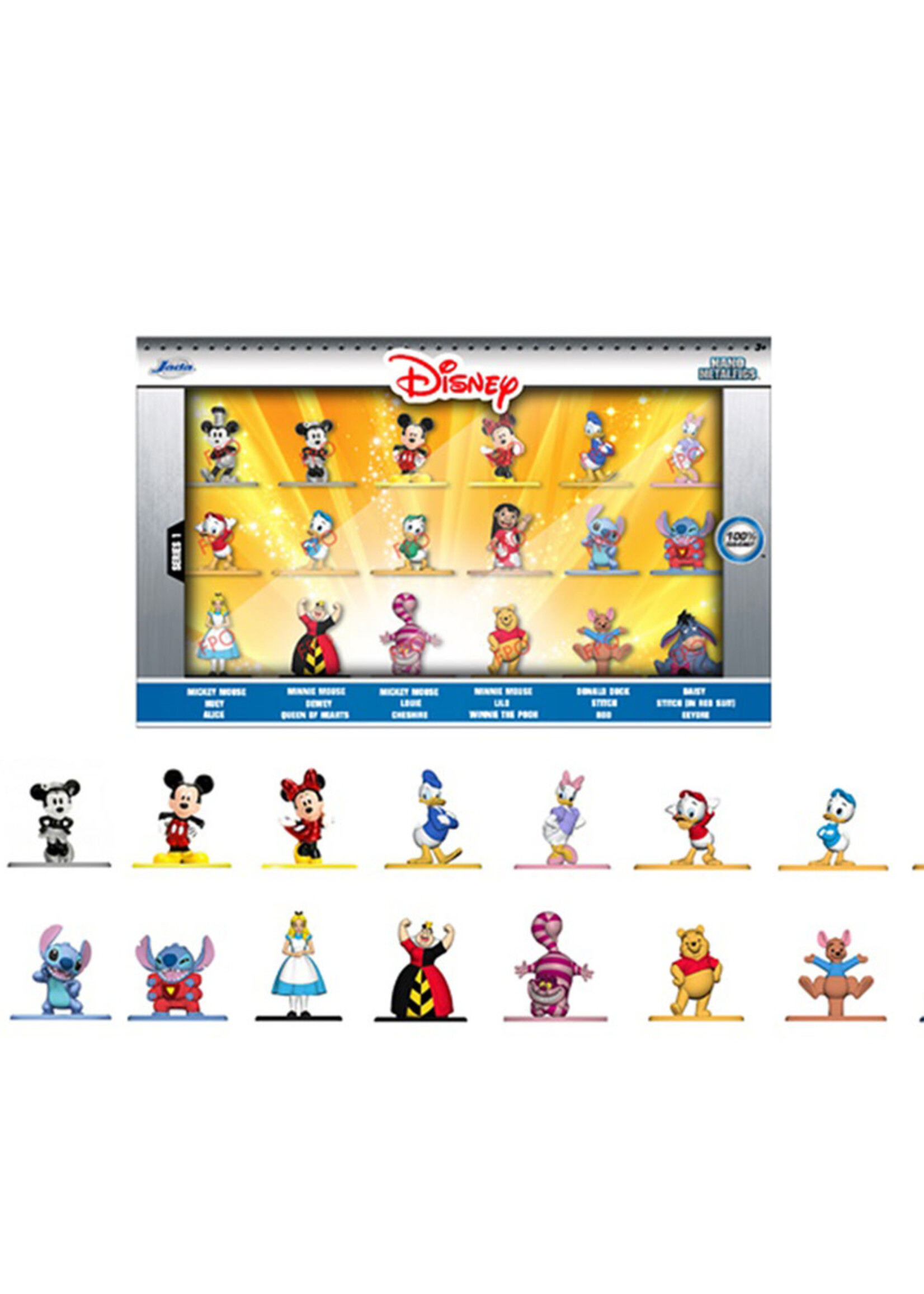 Disney Figurines Pack 18  Stuks 4cm