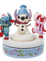 Disney Stitch & Angel Statue  Enesco 15cm