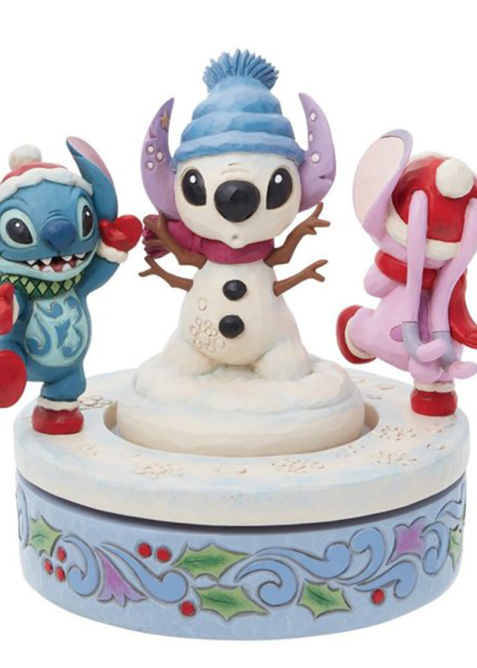 Disney Stitch & Angel Statue  Enesco 15cm