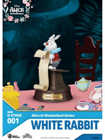 Disney White Rabbit Statue  Mini Diorama 10cm