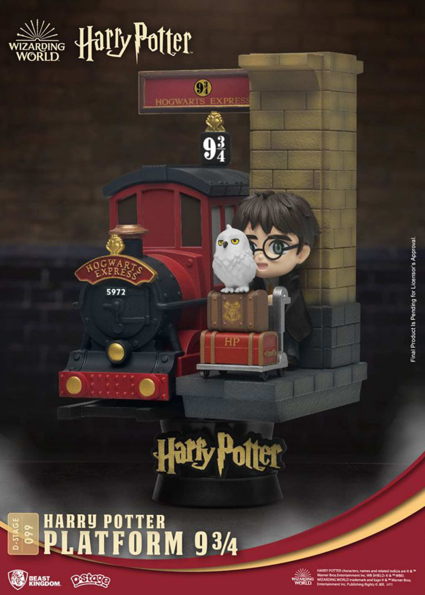 Harry Potter Platform 9 3/4 Statue D-Stage New Ver 15cm
