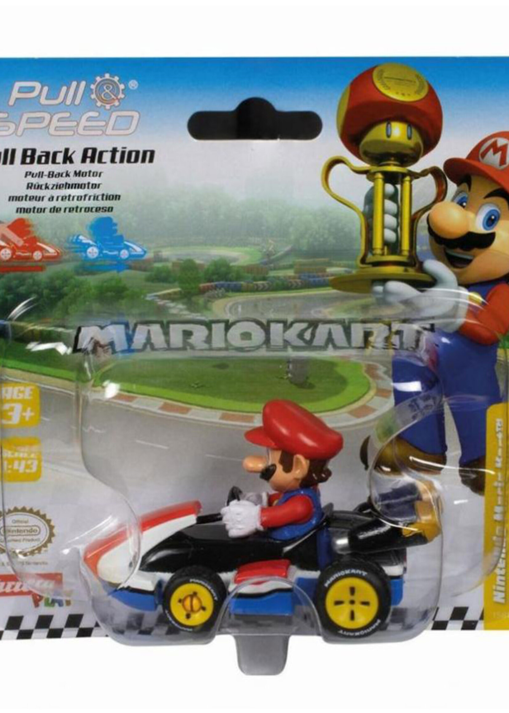 Mario Kart Pull Back Action Mario