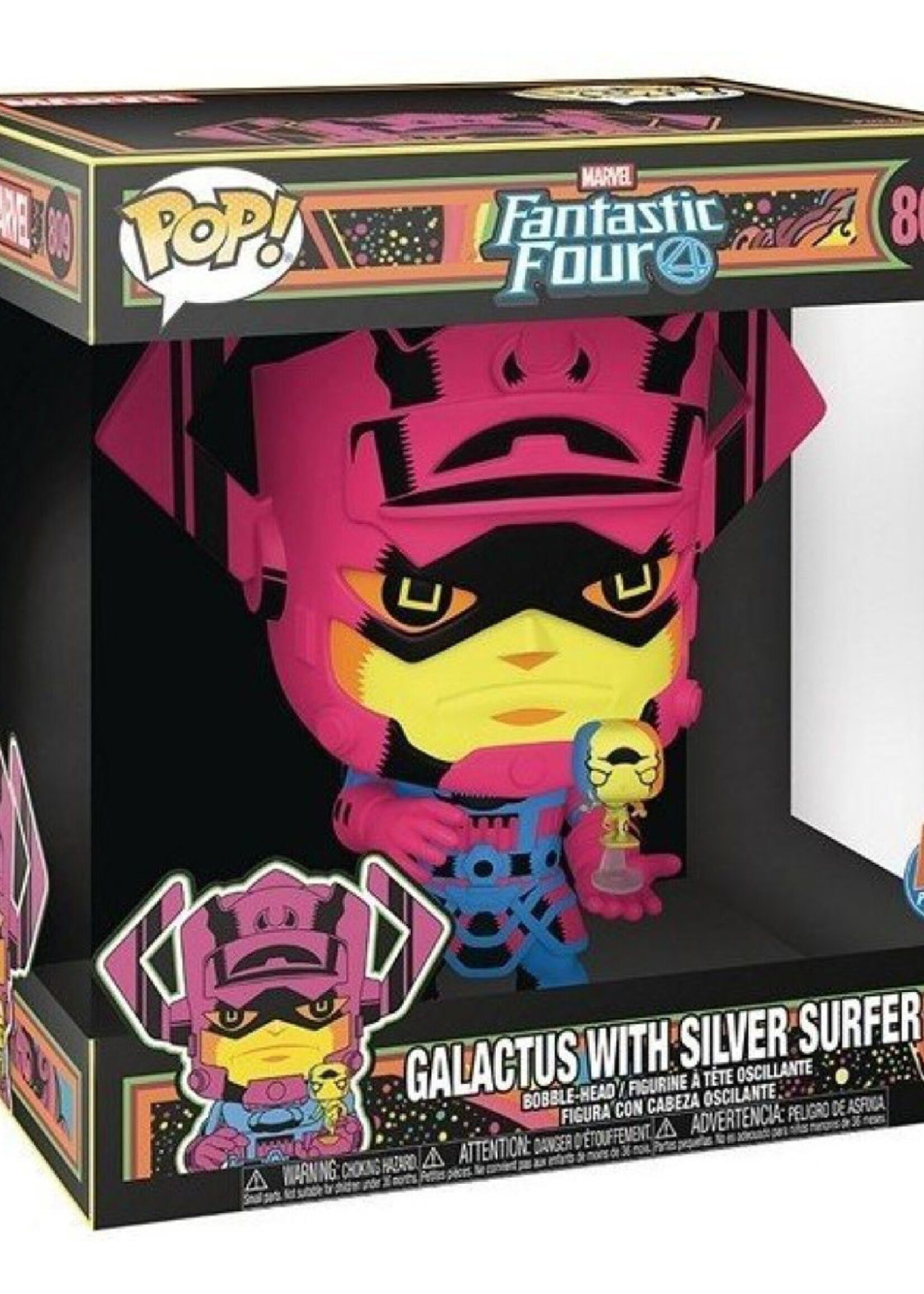 Marvel Funko Pop Super N° 809 Galactus With Silver Surfer
