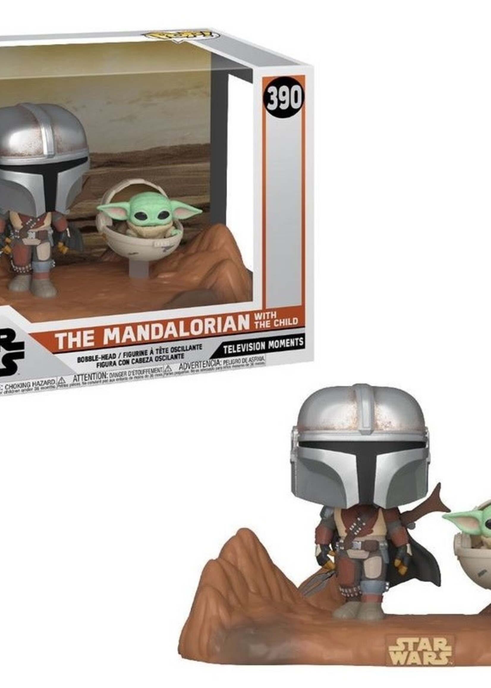Mandalorian Funko Pop Moments N° 390 Mandalorian & The Ch
