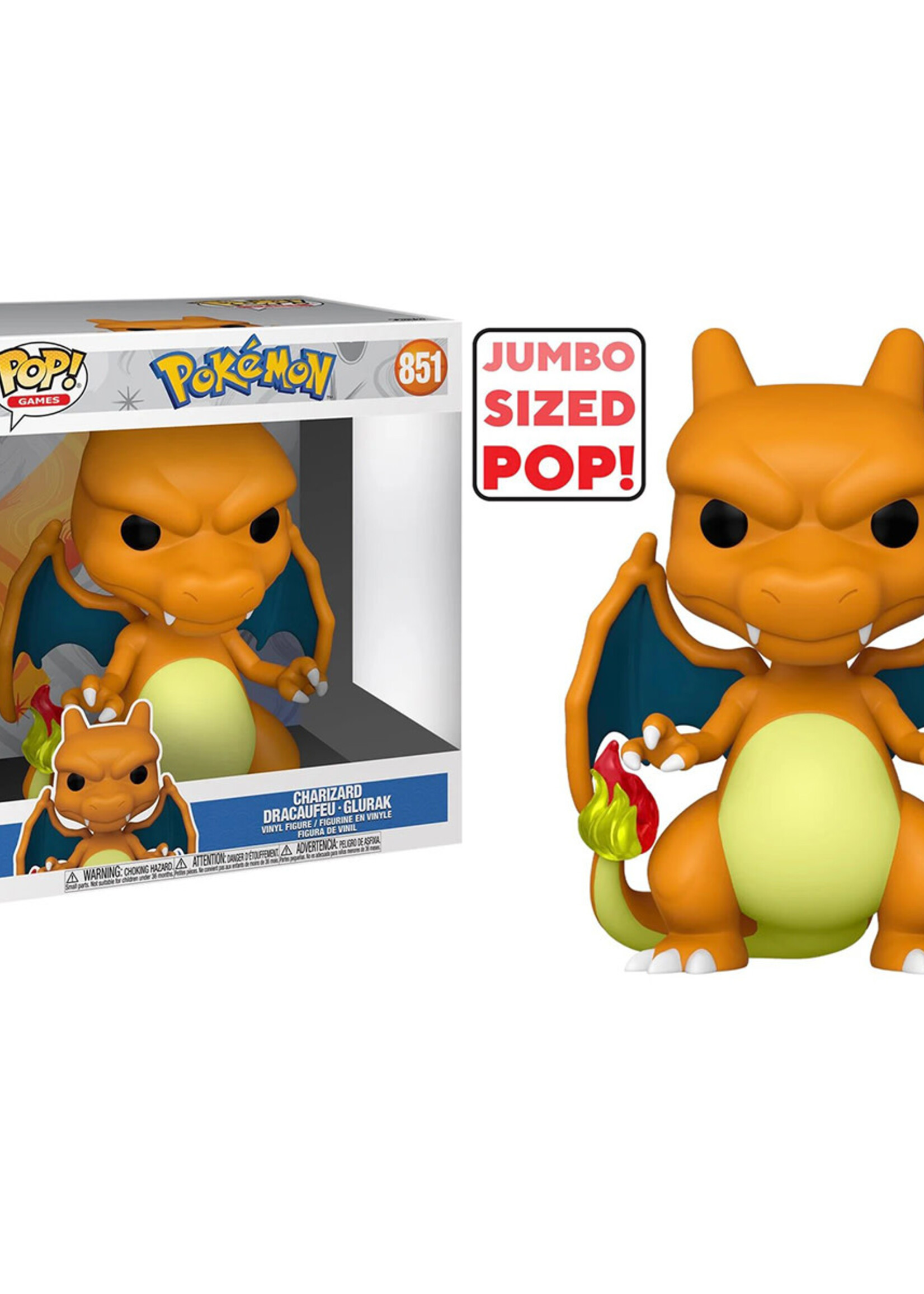 Pokemon Funko Pop Jumbo N° 851  Charizard