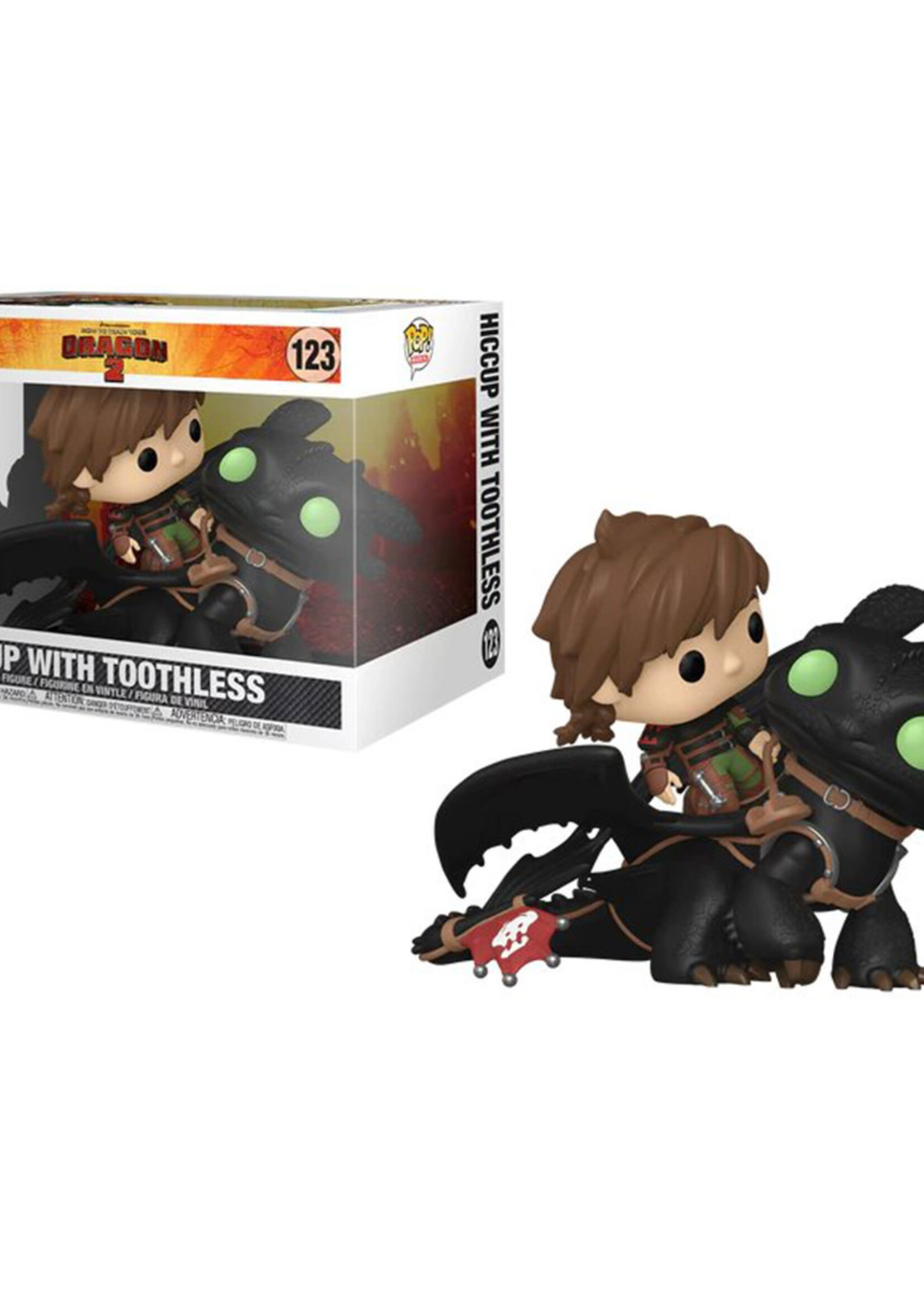 How To Train Your Dragon Funko  Pop N° 123 Hiccup With Toothless