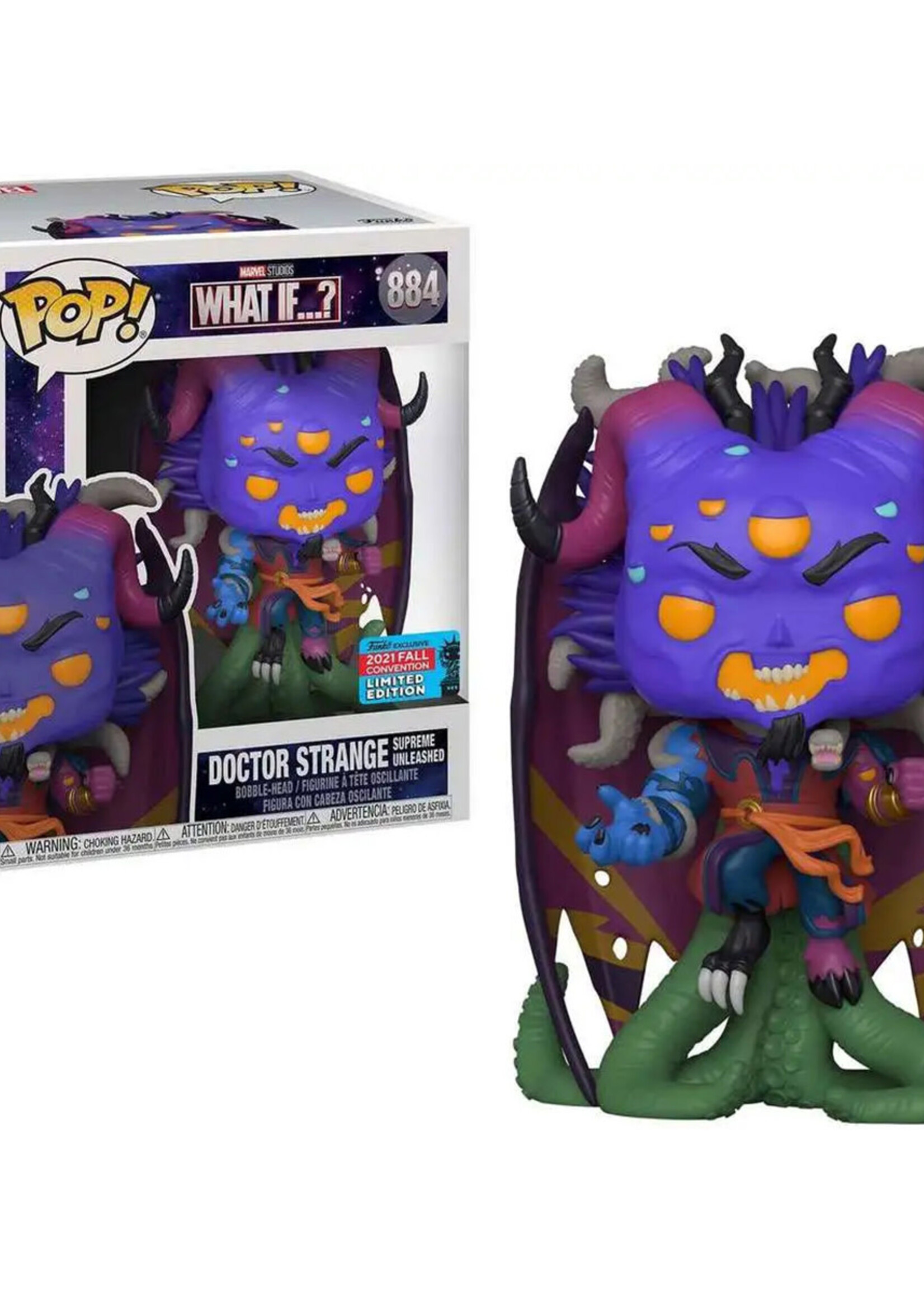 Marvel Funko Pop Super N° 884   Strange Supreme Unleashed S