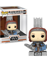 The Mandalorian Funko Pop N° 669 Bo Katan with Throne