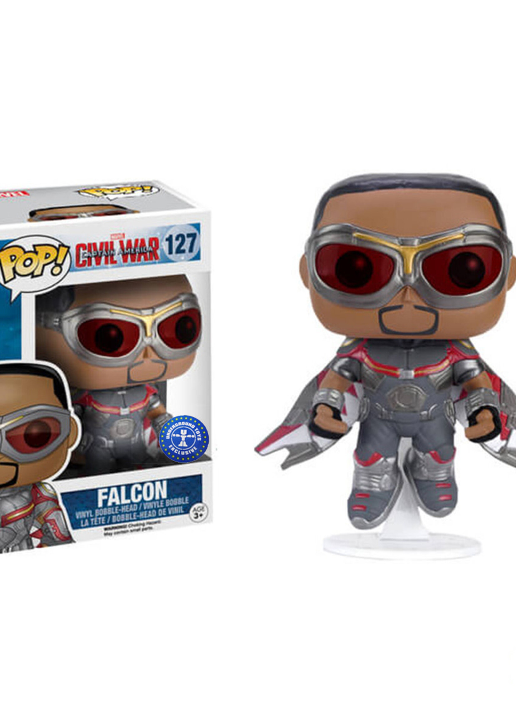 Marvel Civil War Captain Funko Pop N° 127 Falcon UTE