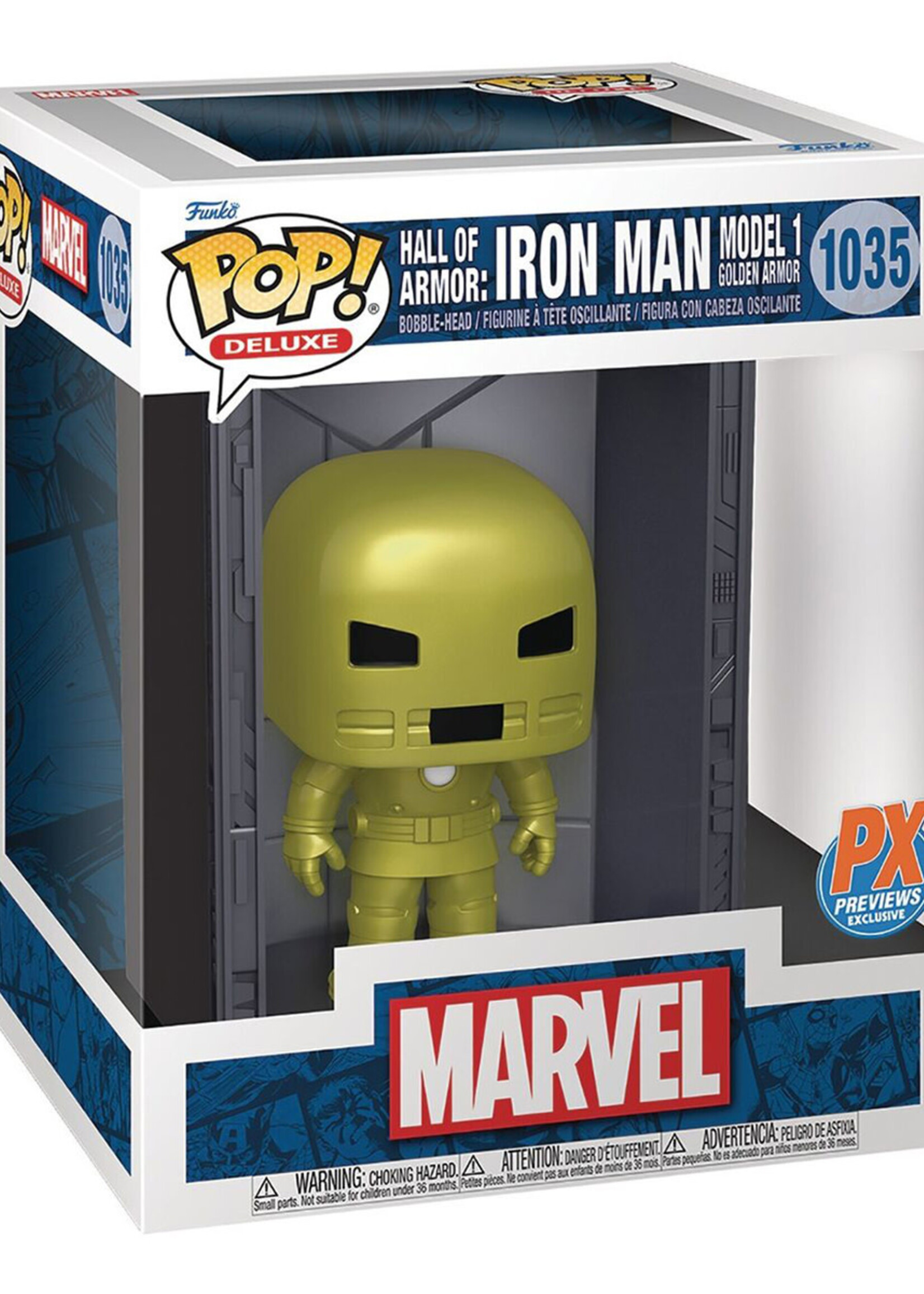 Marvel Funko Pop Deluxe N° 1035 Iron Man Model 1