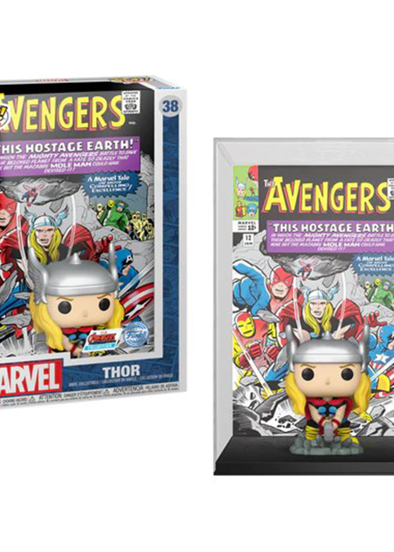 Marvel Pop Funko Thor Comic Cover N° 38 Avengers #12