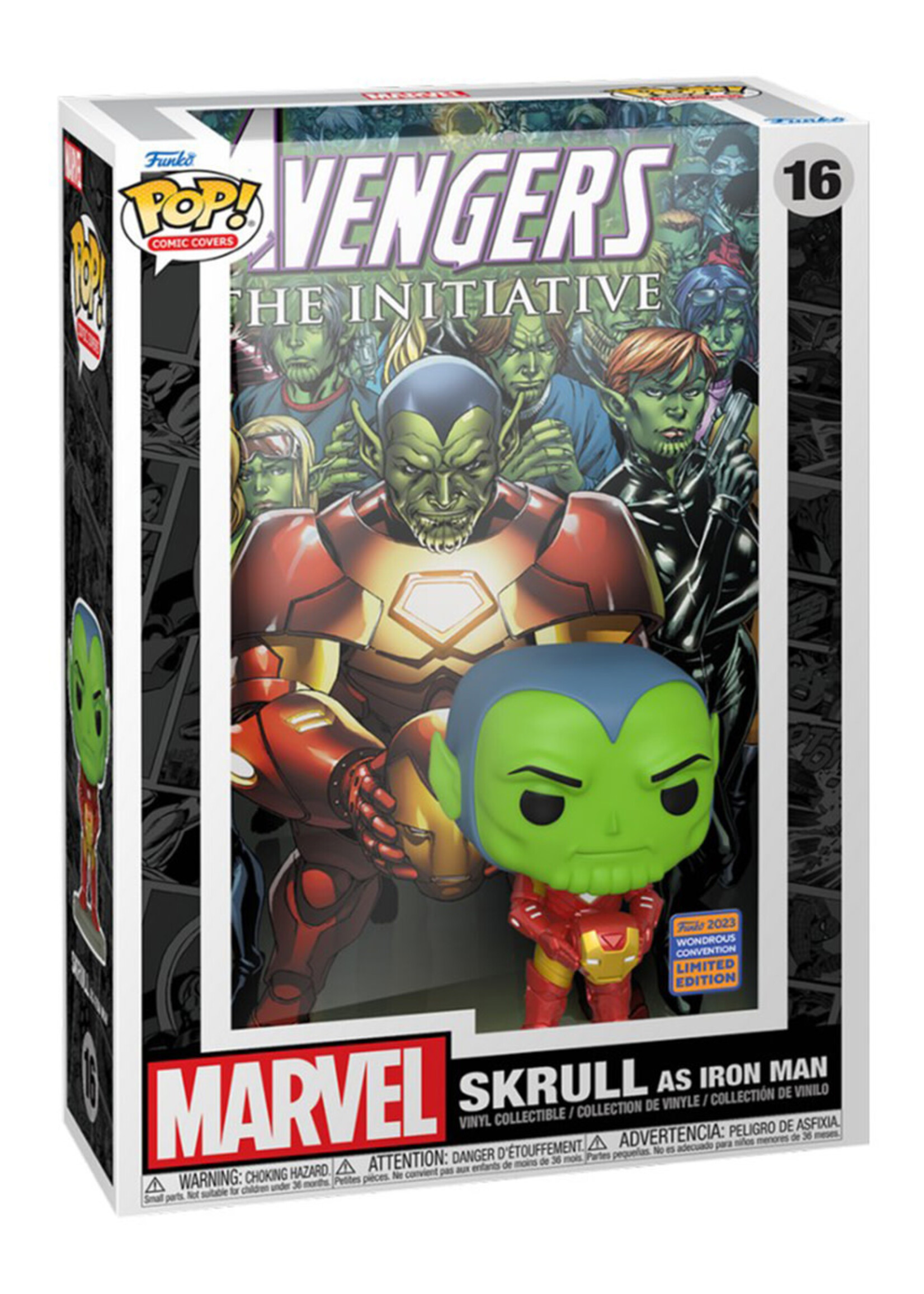 Marvel Funko Pop Comic Cover N° 16 Skrull As Iron Man