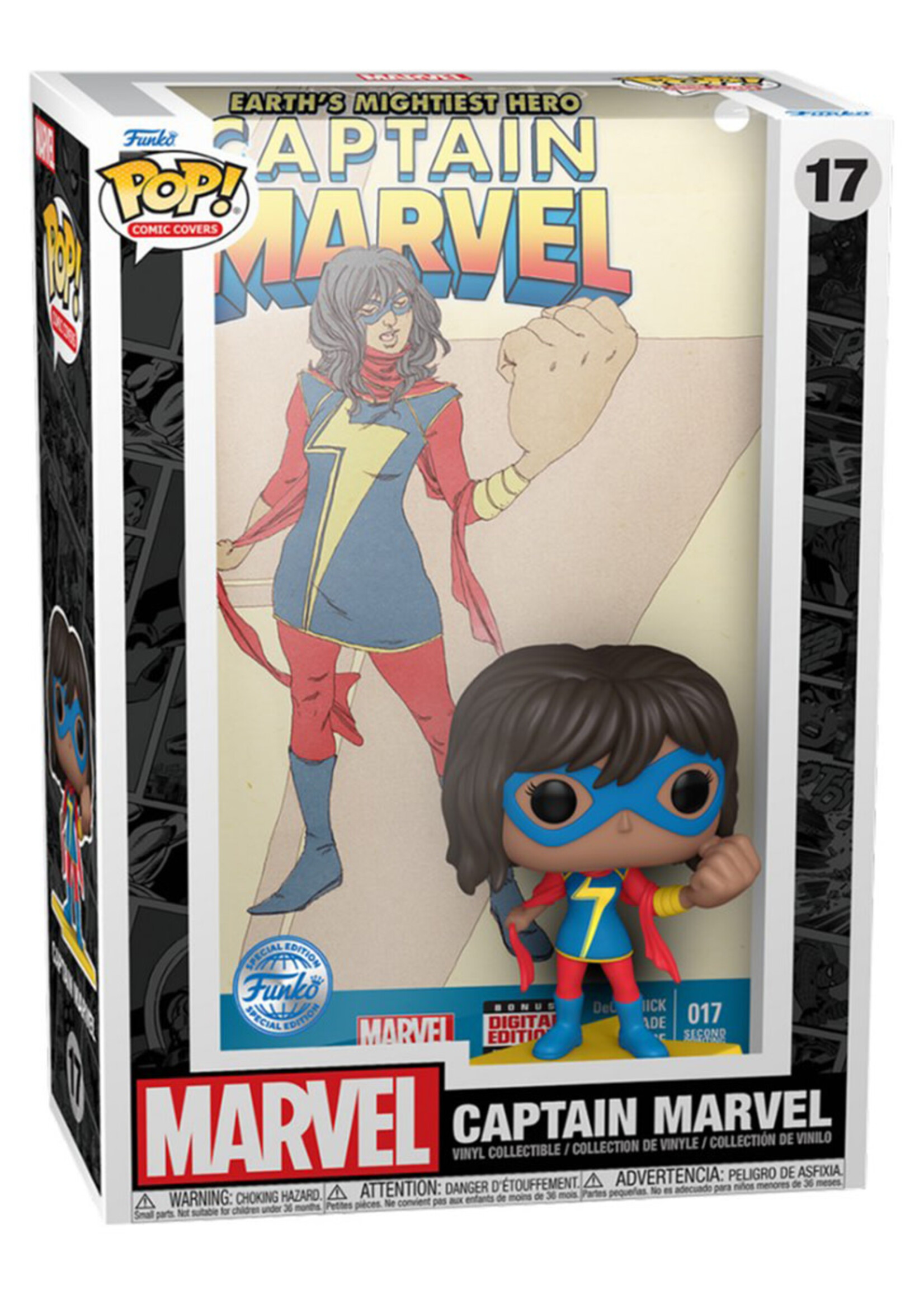 Marvel Captain Marvel Comic Cover Funko Pop N° 17 Kamal