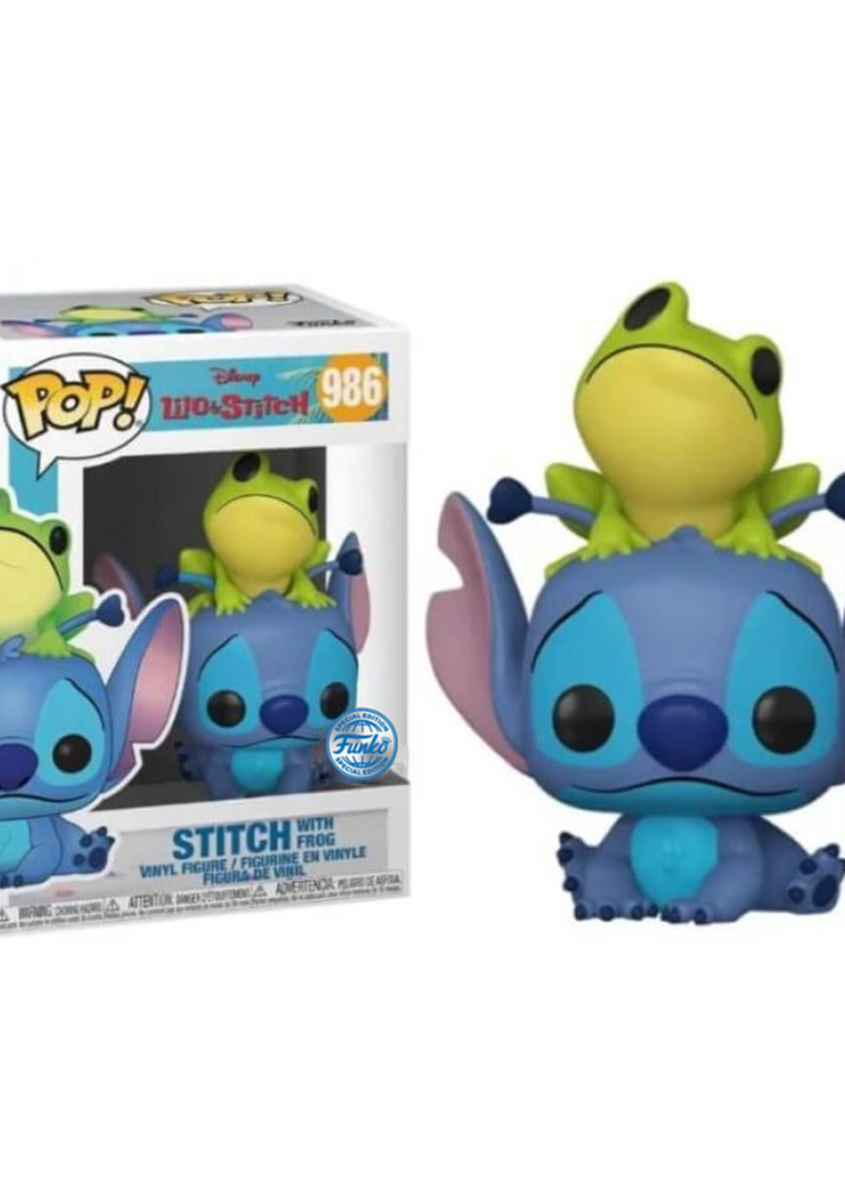 Lilo & Stitch Funko Pop N° 986  Stitch With Frog Special Ed