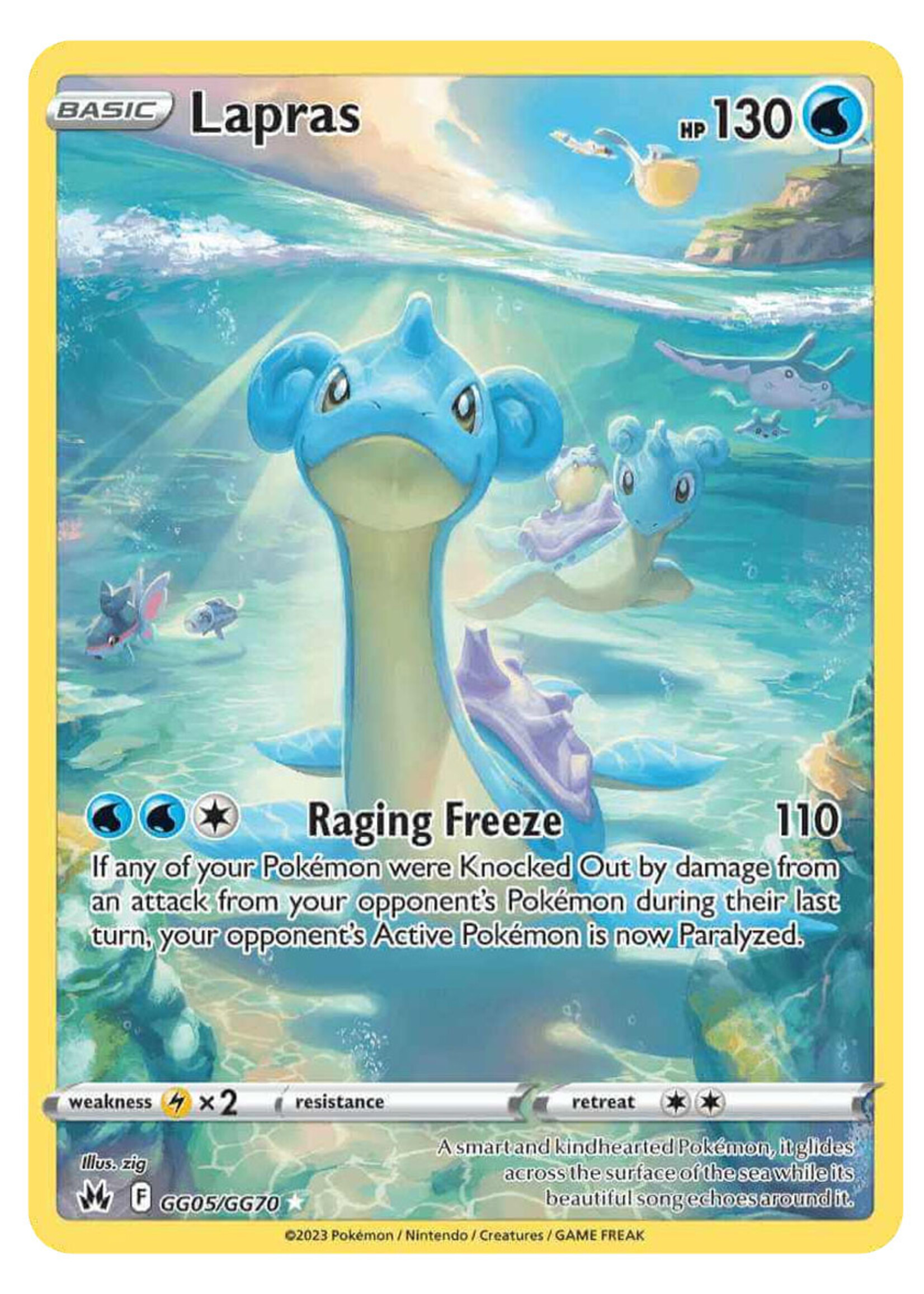 Lapras GG05 (CRZ): near mint