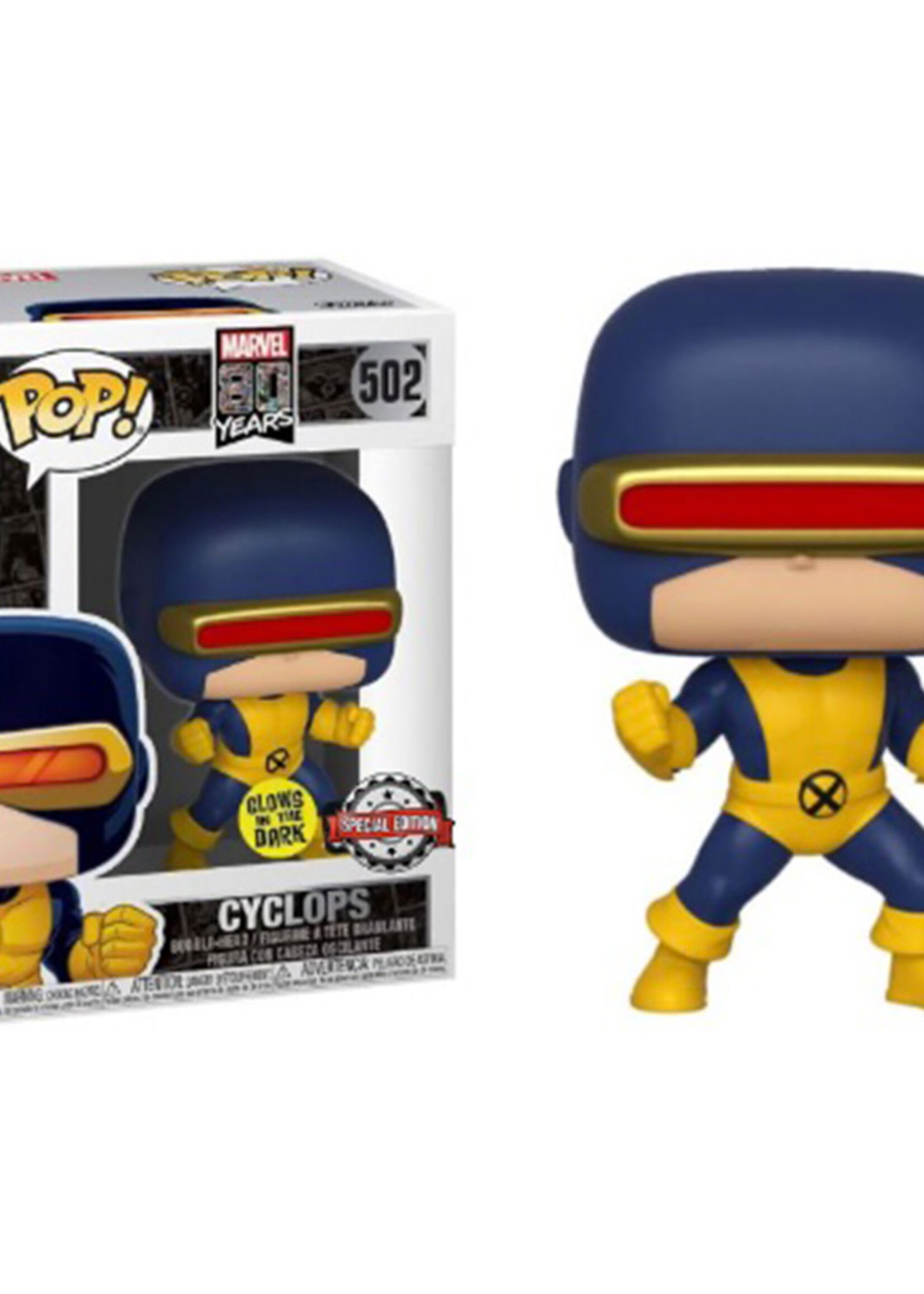Marvel Funko Pop N° 502 Cyclops Gitd Special Edition
