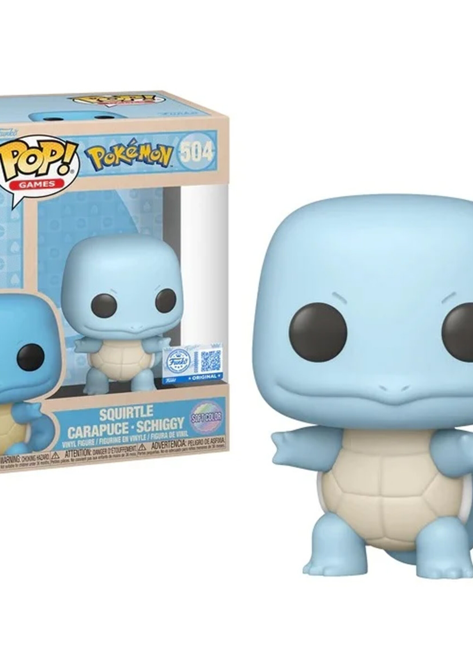 Pokemon Funko Pop N° 504 Squirtle Soft Color