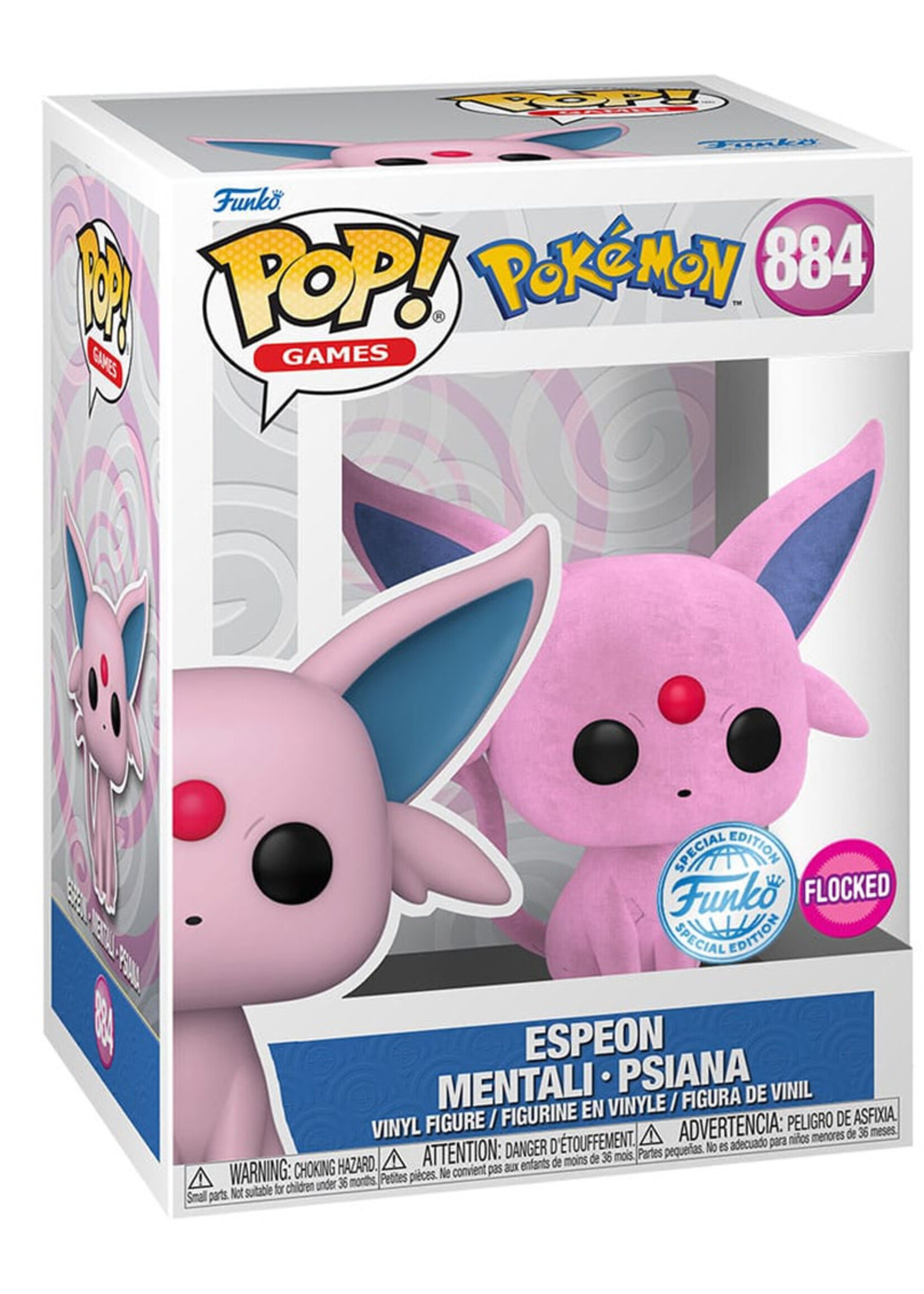 Pokémon Funko Pop N° 884 Espeon Flocked