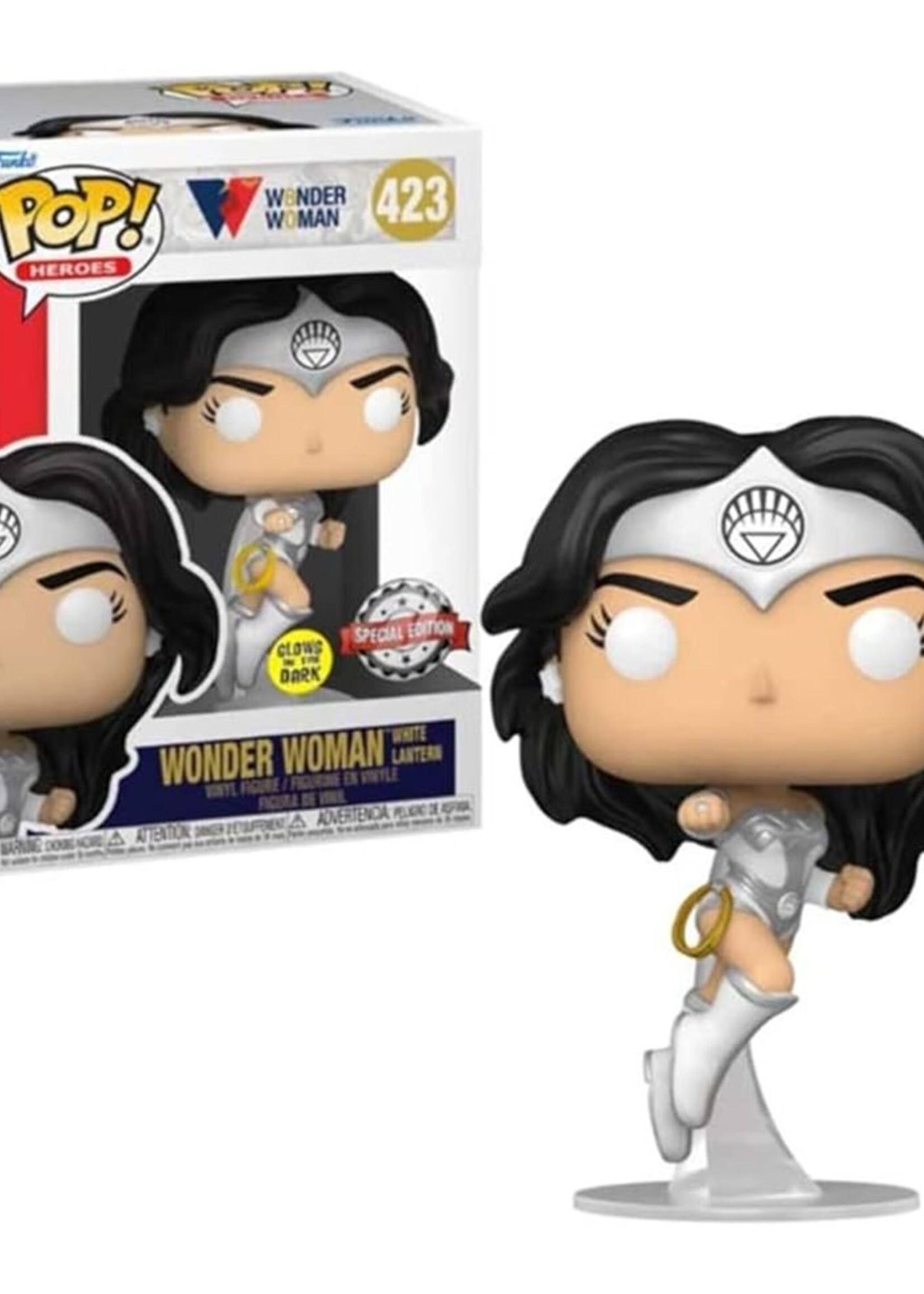 WW 80th Anniv Funko Pop N° 423  Wonder Woman White Lantern