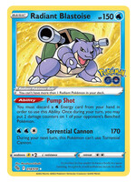Radiant Blastoise 18 (PGO): excellent