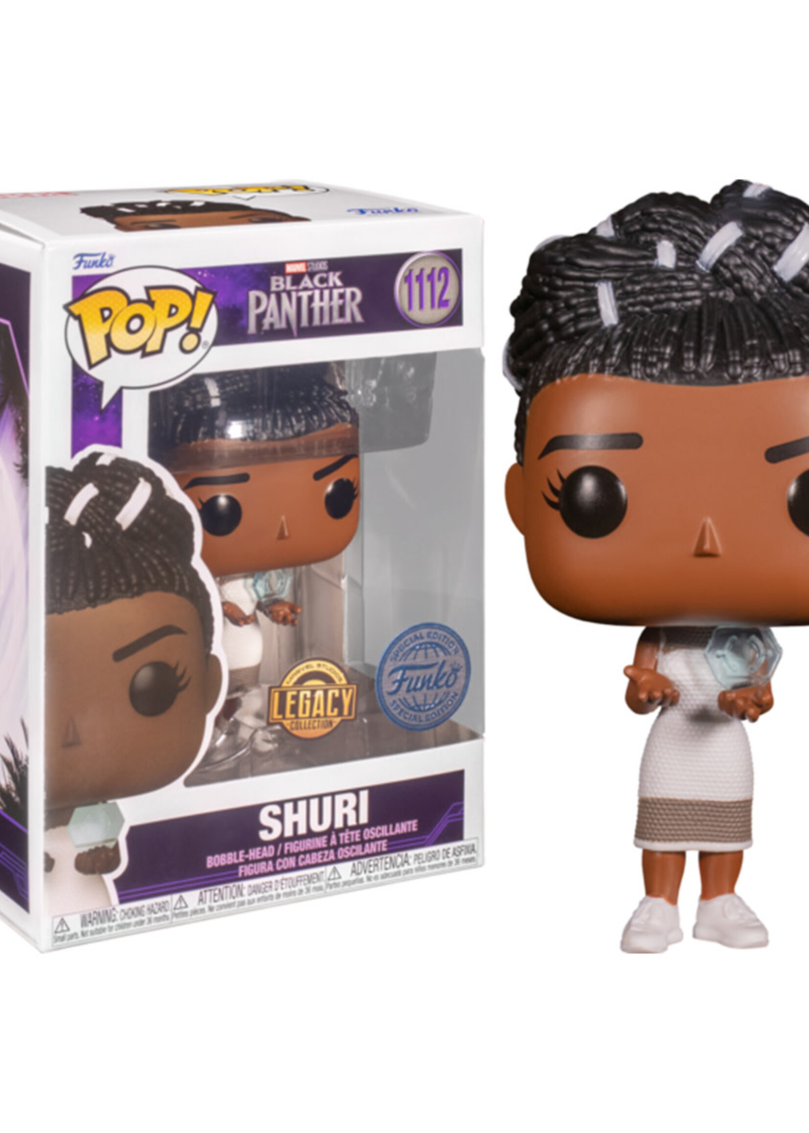 Marvel Funko Pop N° 1112 BP Legacy Shuri SP