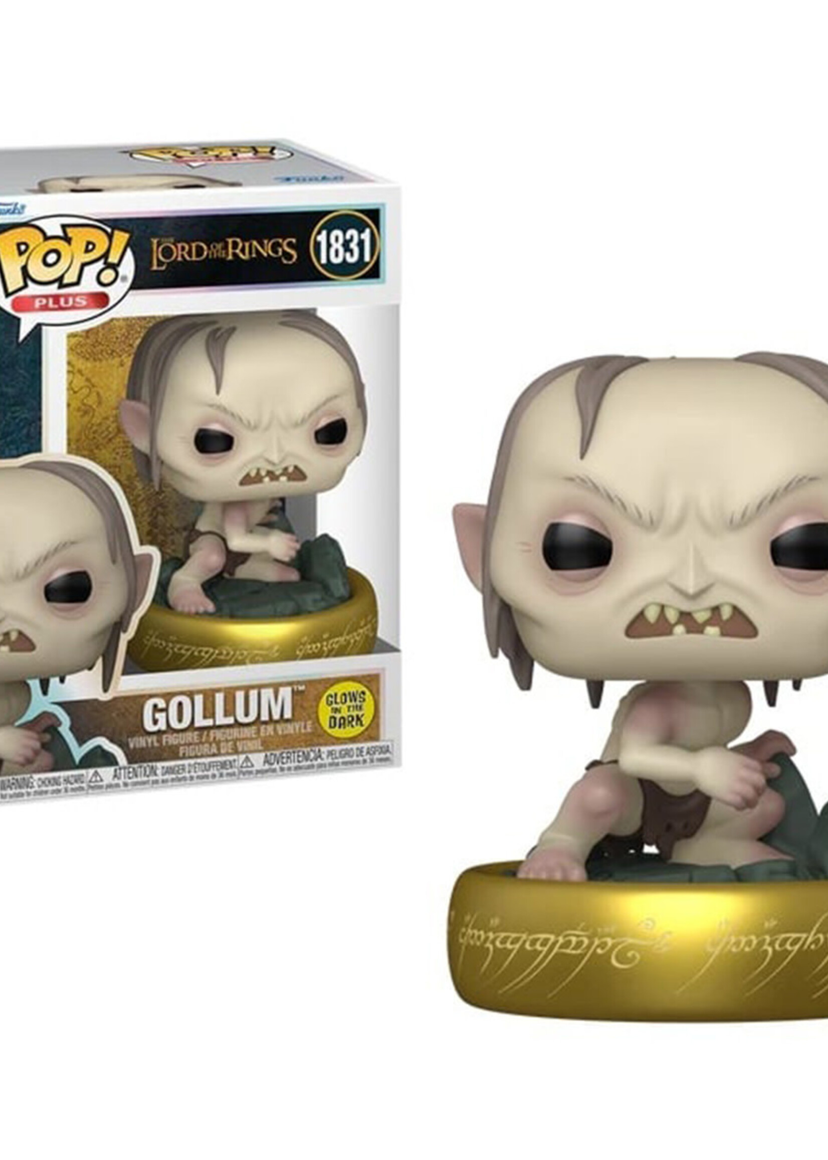 Lord Of The Rings Funko Pop Plus N° 1831 Gollum Gitd