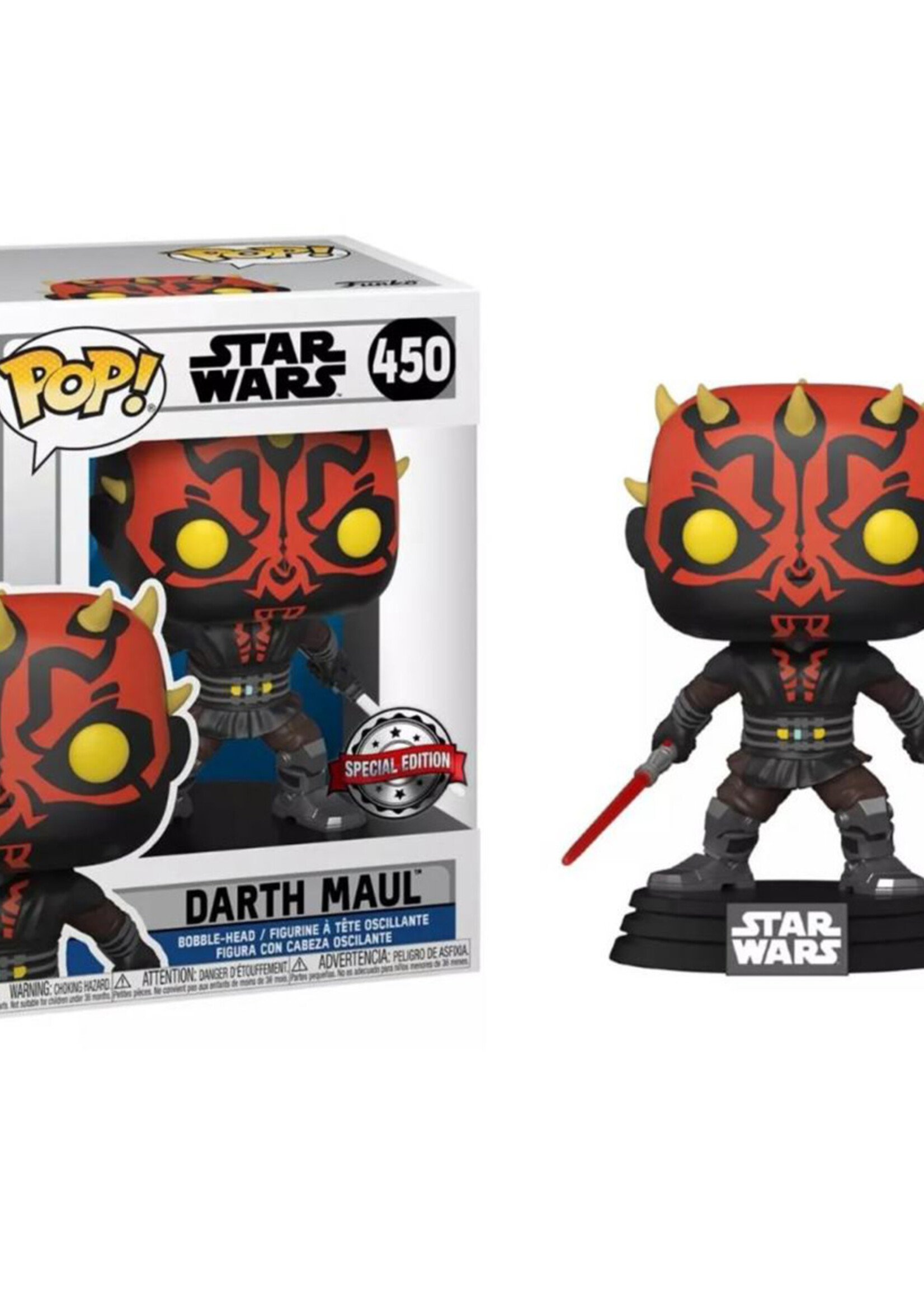 Star Wars Clone Wars Funko Pop N° 450 Darth Maul With Saber