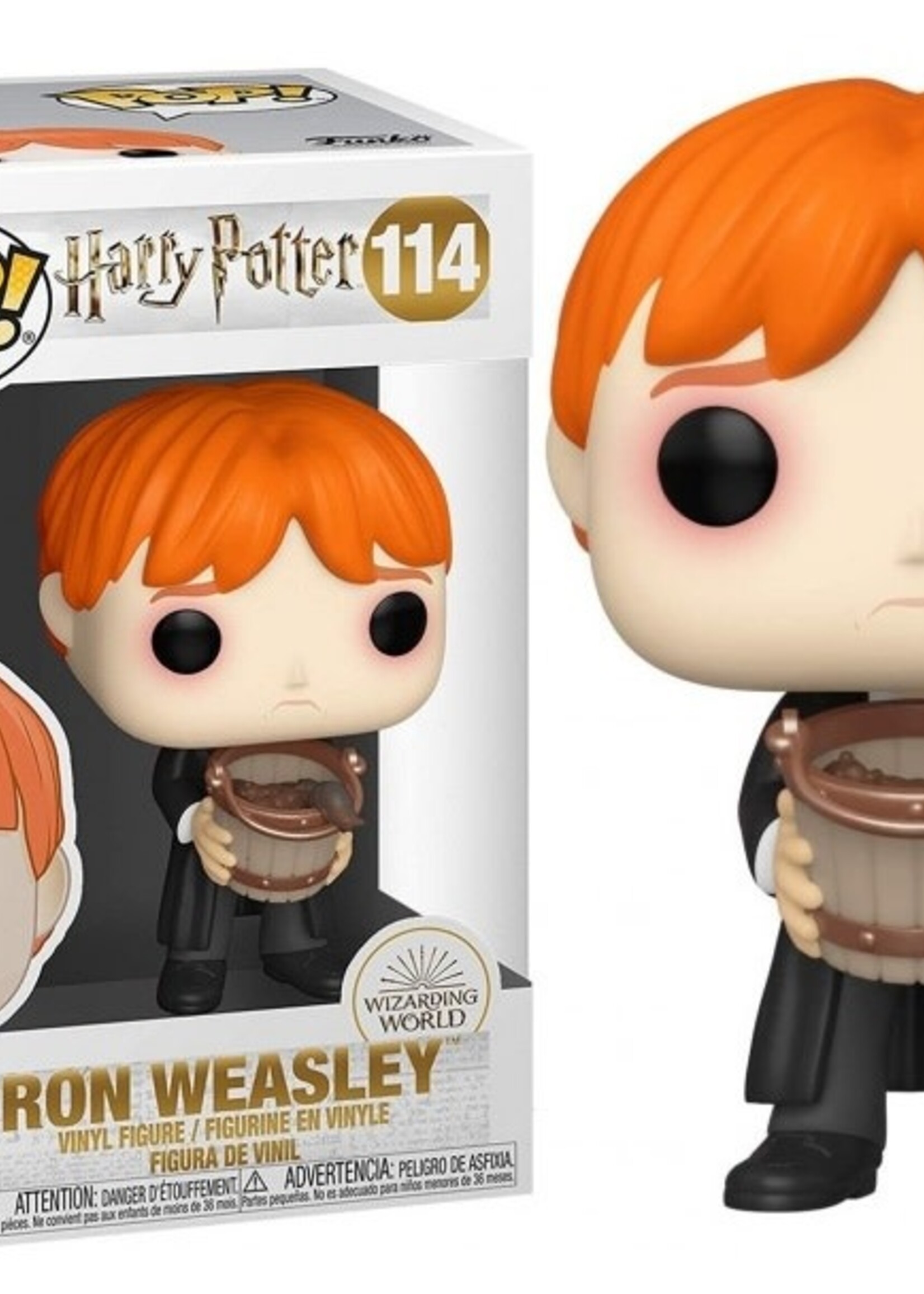 Harry Potter Funko Pop N° 114   Ron Puking Slug With Bucket