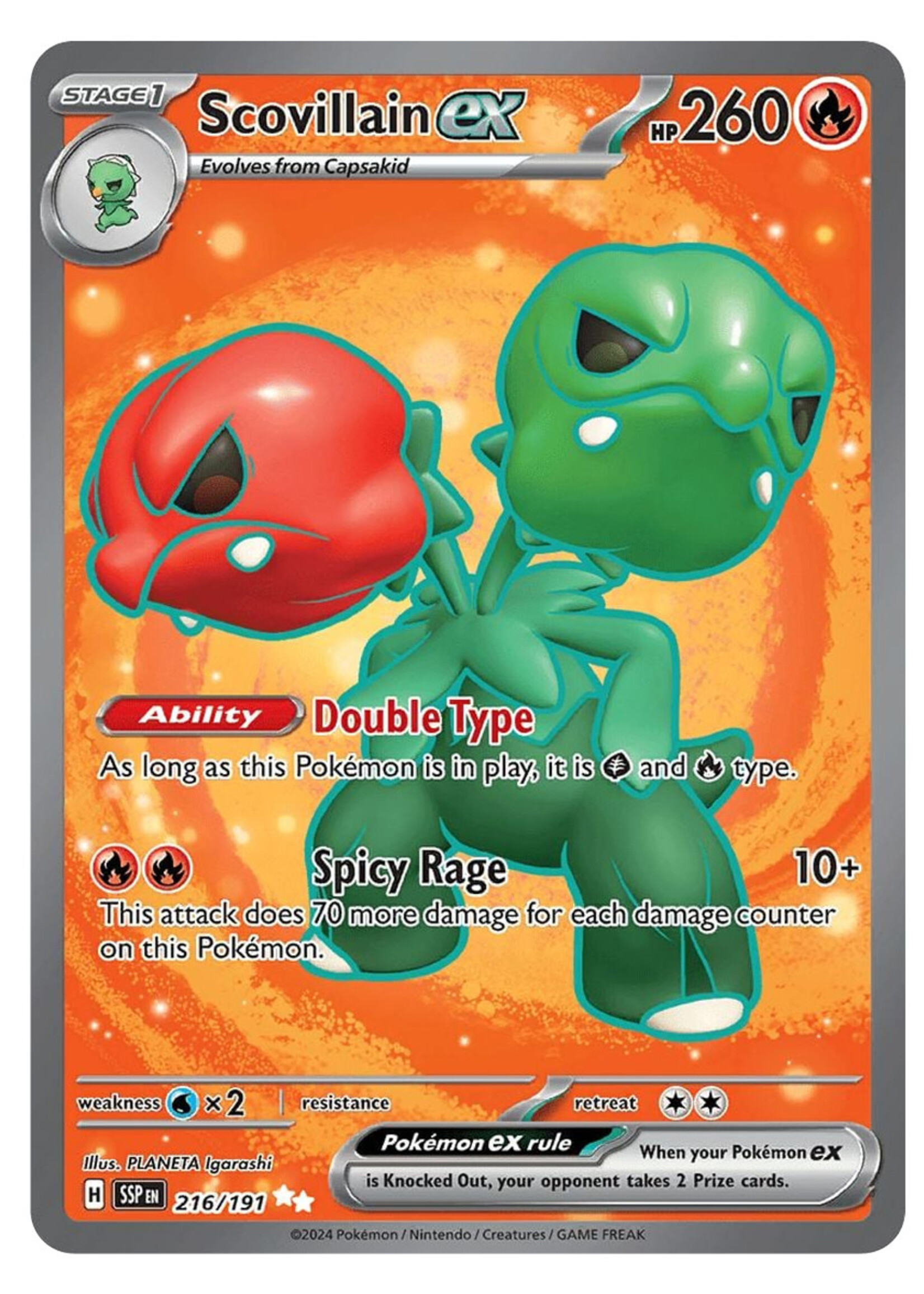 Scovillain Ex 216 (SSP): near mint