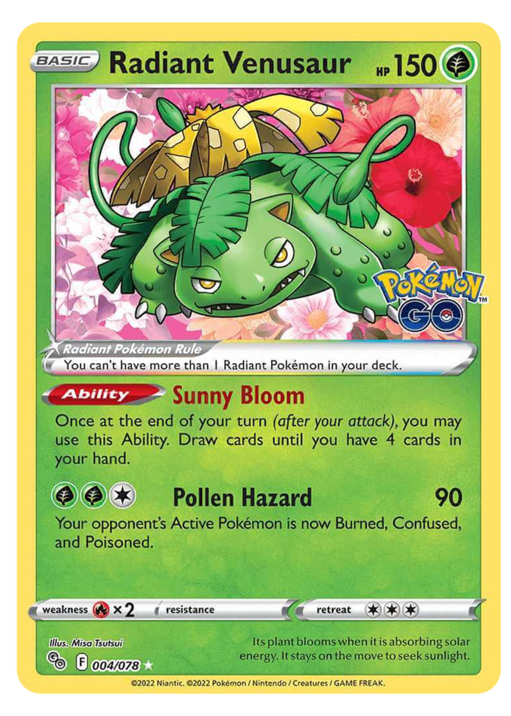 Radiant Venusaur 4 (PGO): excellent