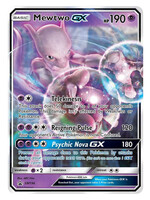 Mewtwo GX 196 (SM): light played