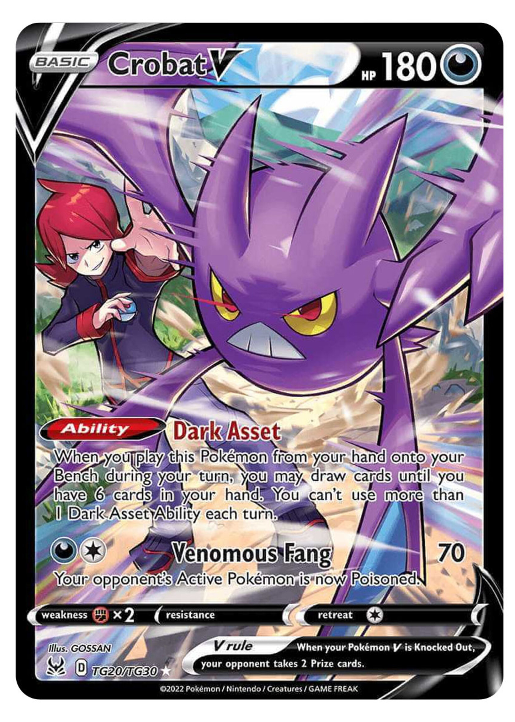 Crobat V TG20 (LOR): near mint