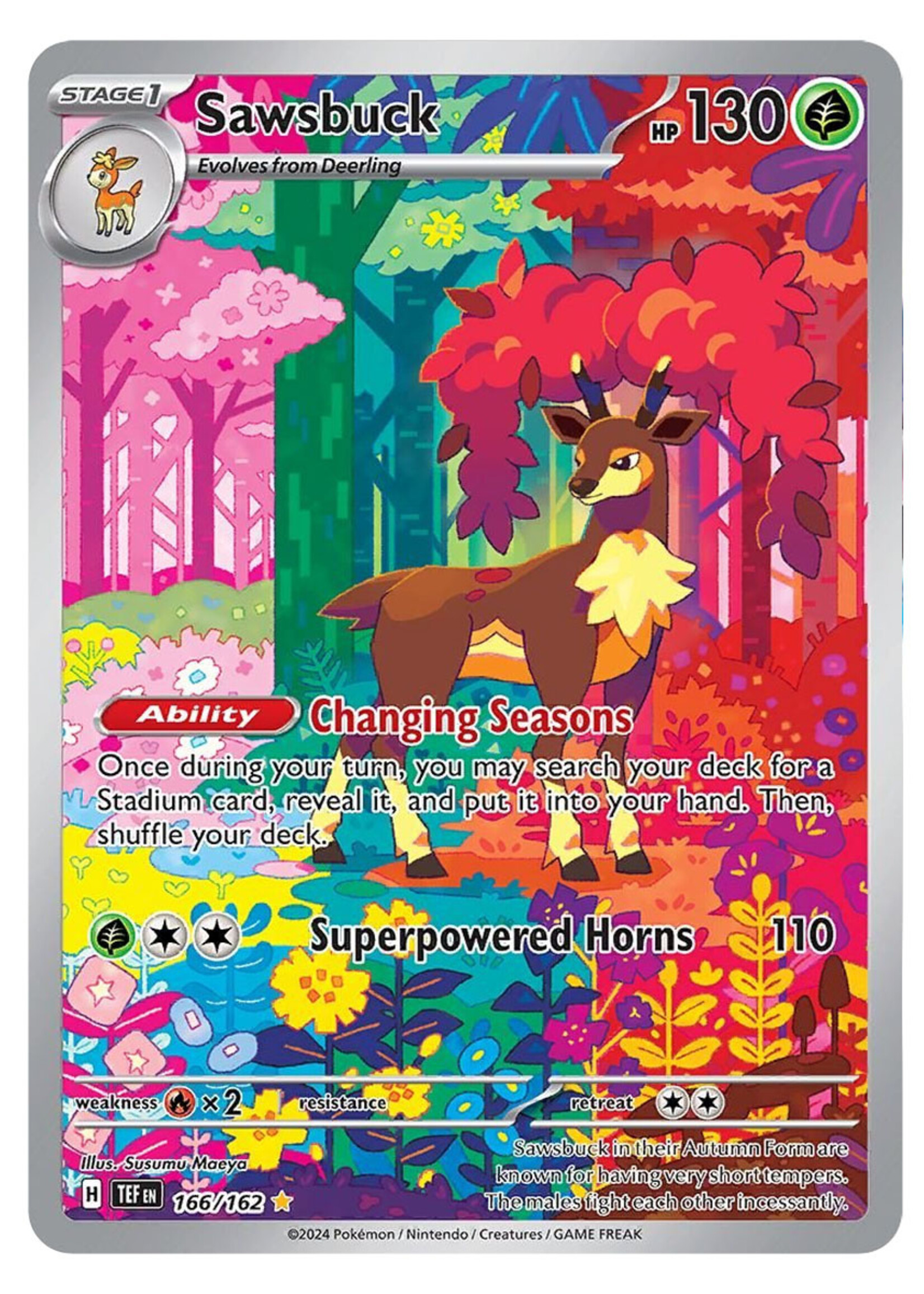 Sawsbuck 166 (TEF): good