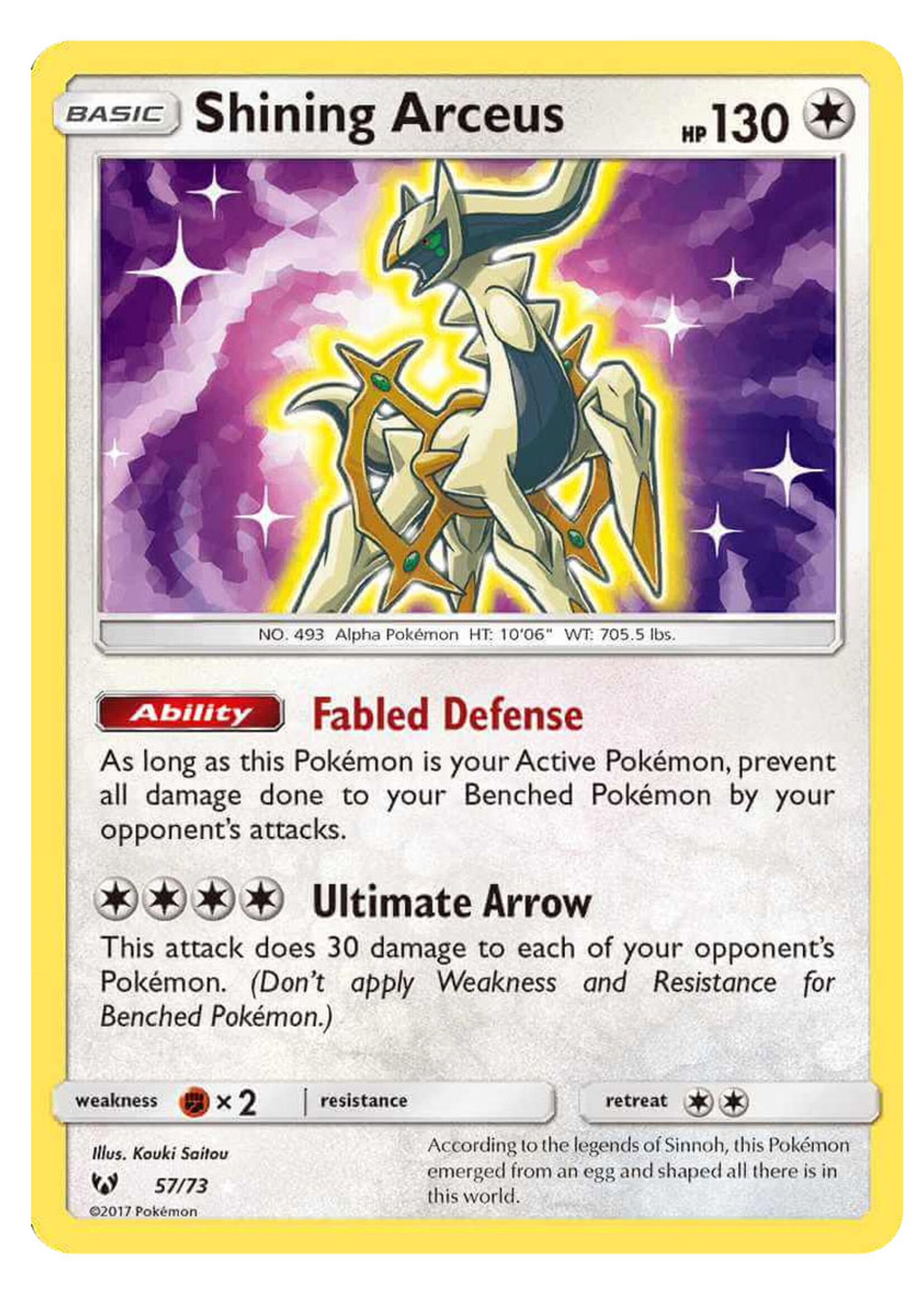 Shining Arceus 57 (SLG): excellent