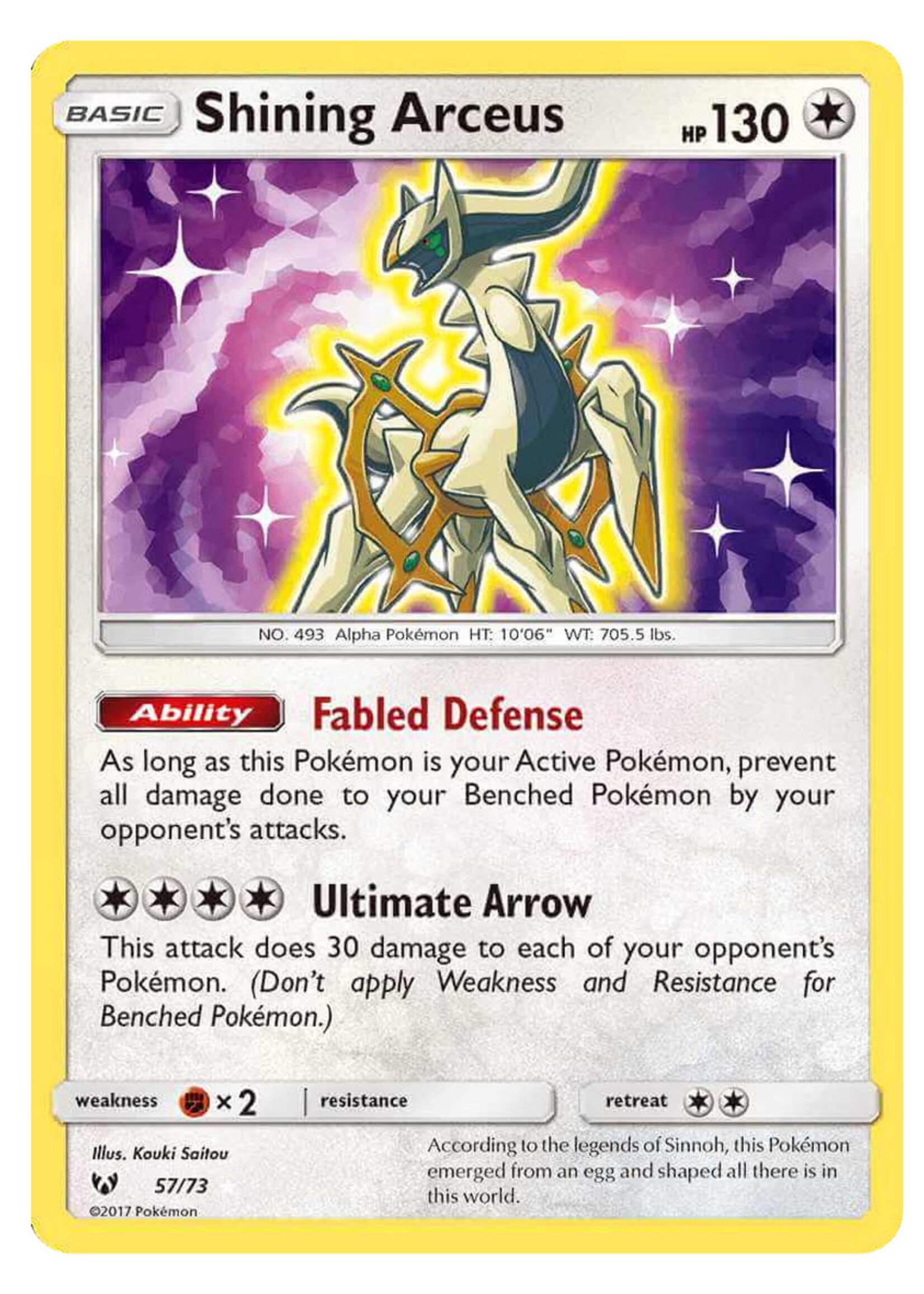 Shining Arceus 57 (SLG): excellent