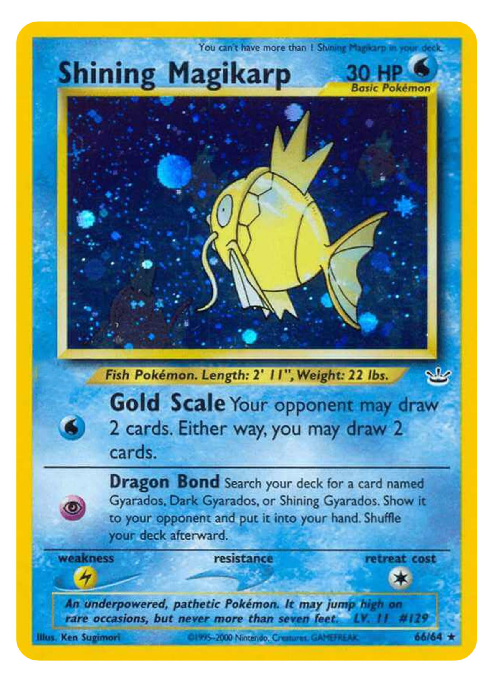 Shining Magikarp 66 (NR): played