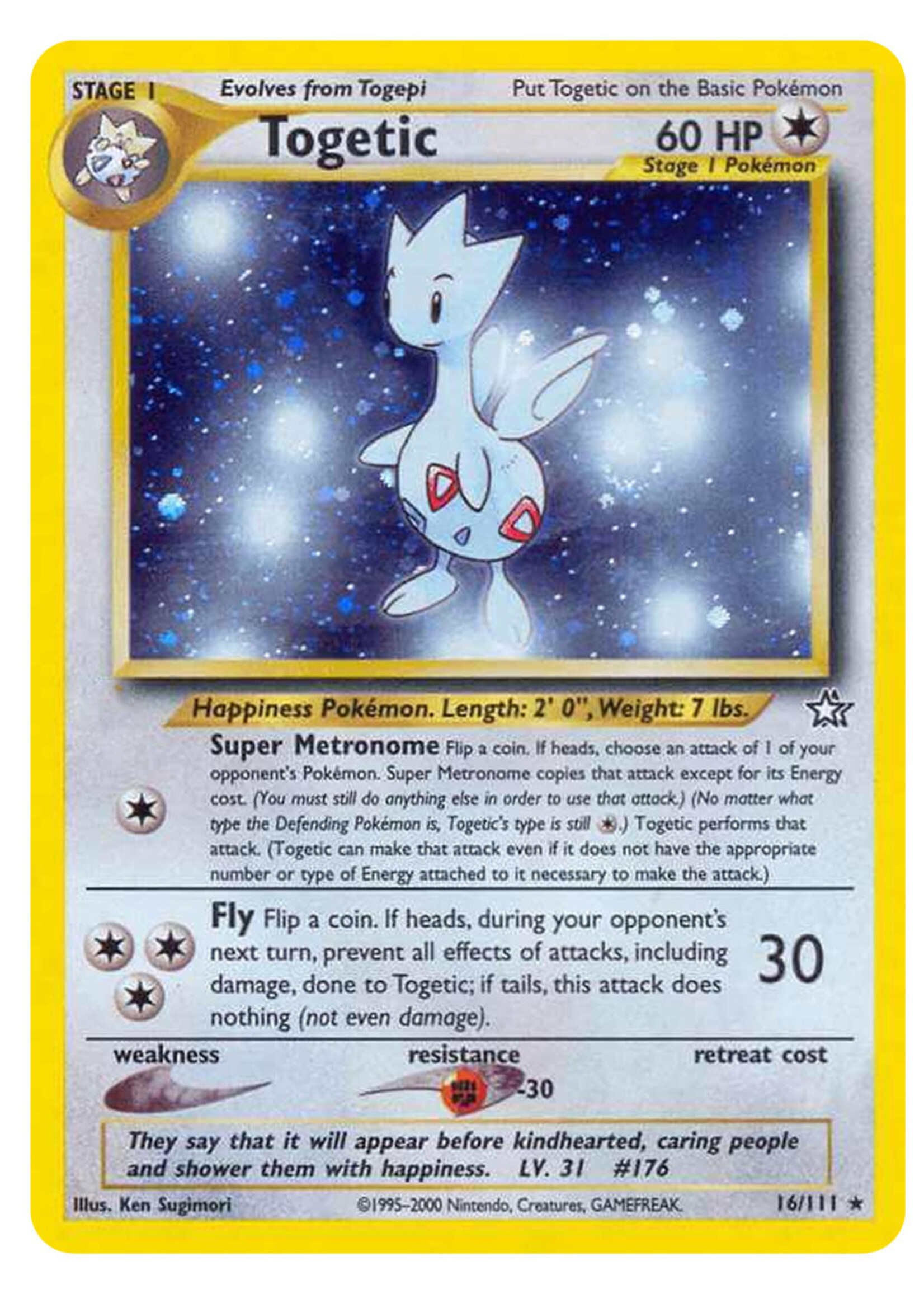 Togetic 16 (NG): excellent