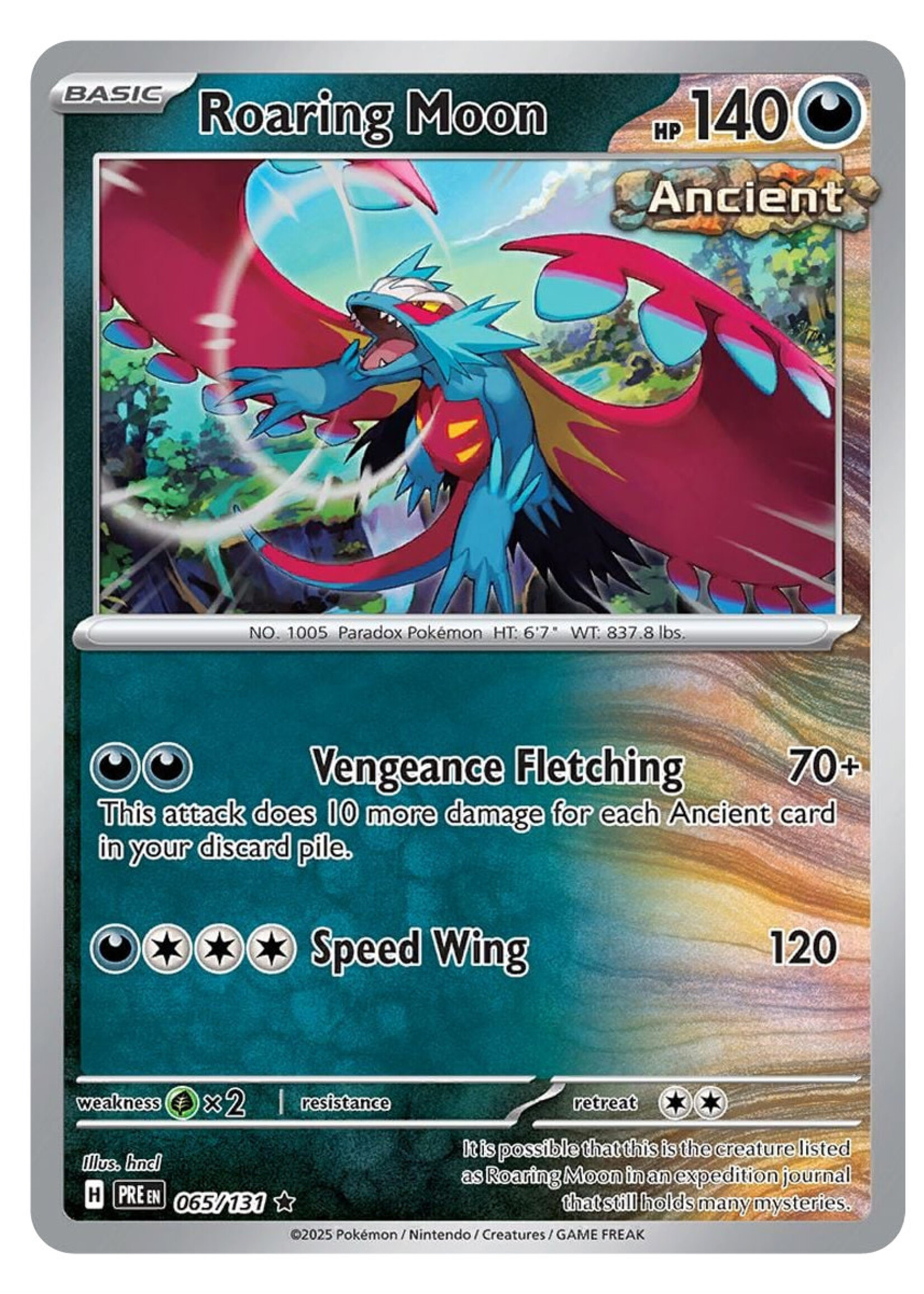 Roaring Moon 65 (PRE) Master Ball Holo: near mint