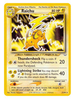 Raichu 21 (NR): excellent