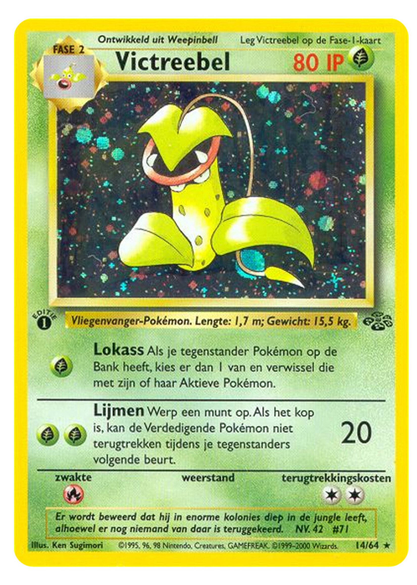 Victreebel 14 (JU) Nederlands 1st Edition: poor