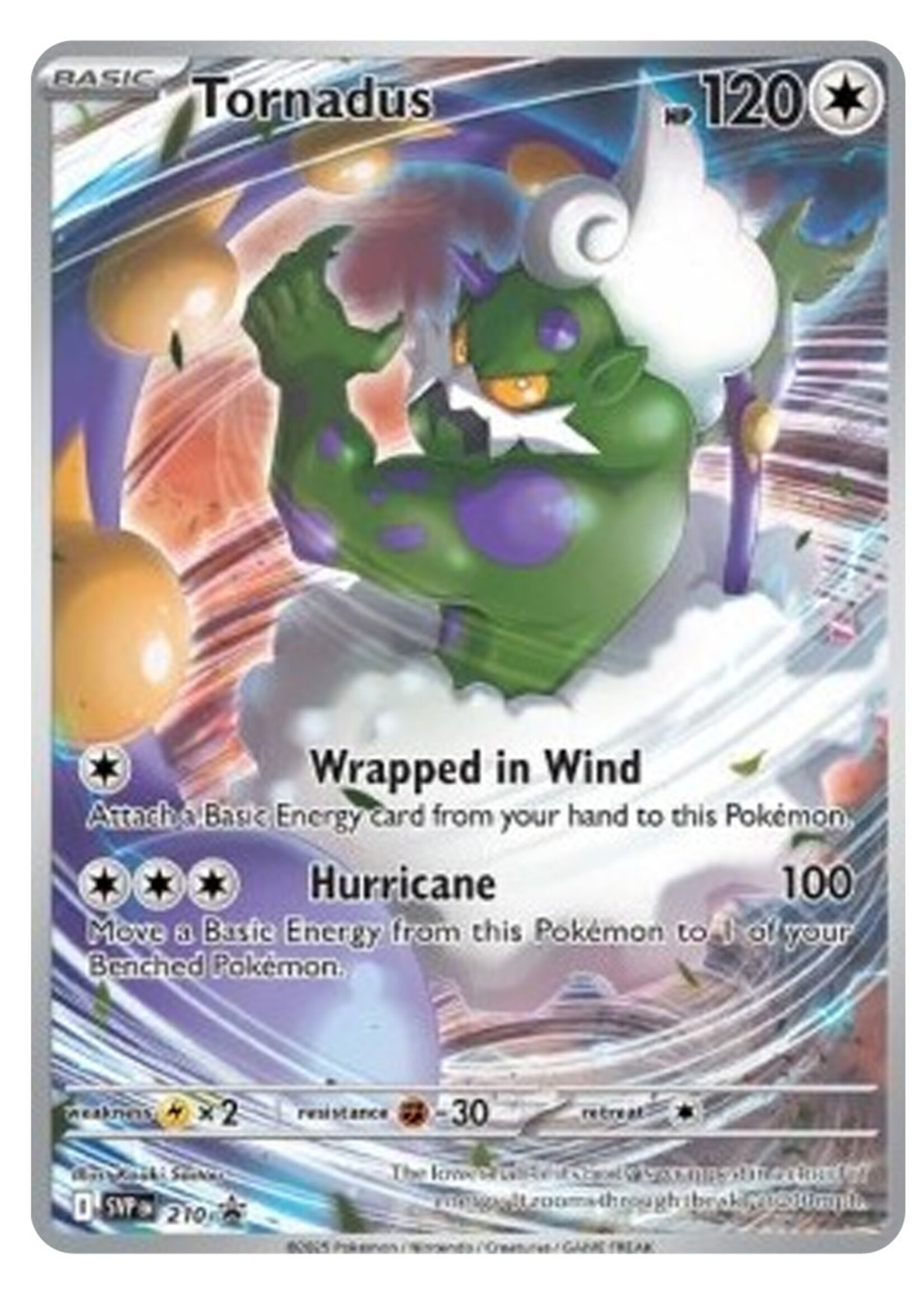Tornadus 210 (SVP) OVP Sealed + ETB Dividers: near mint