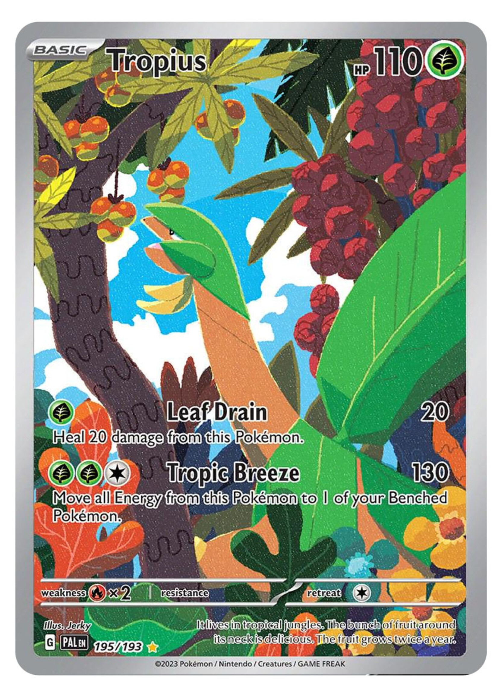 Tropius 195 (PAL): near mint