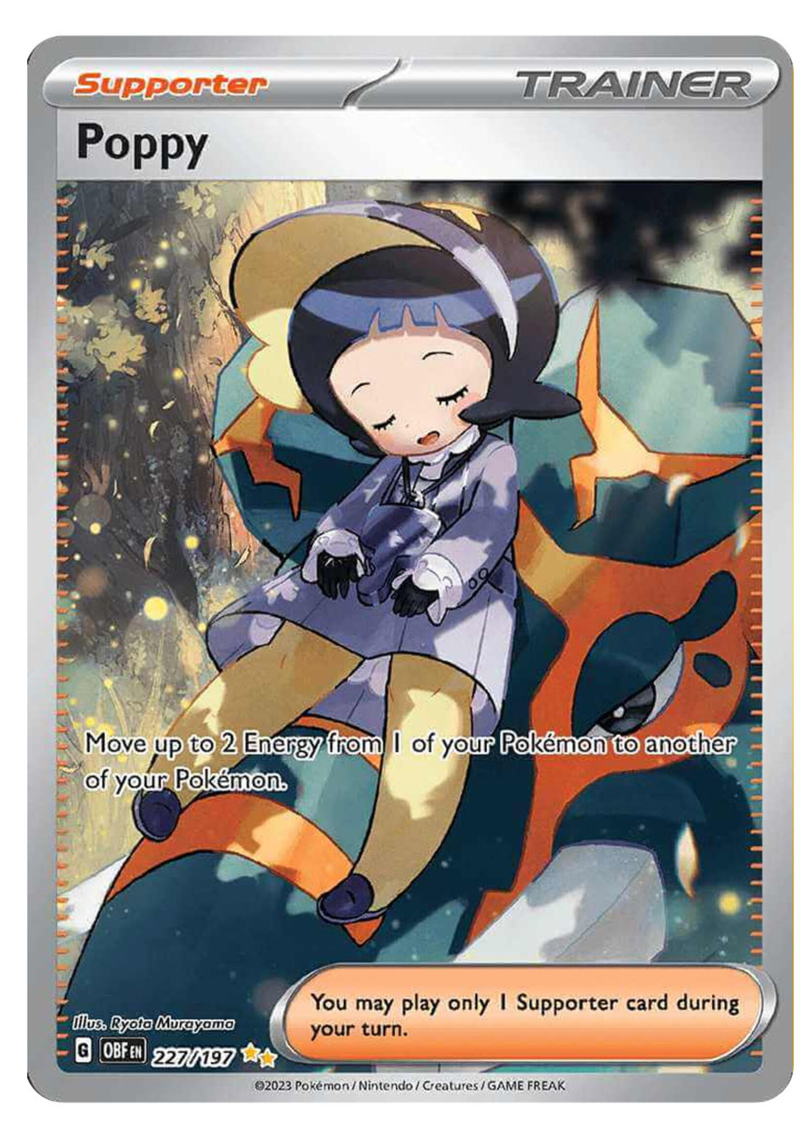 Poppy 227 (OBF): near mint