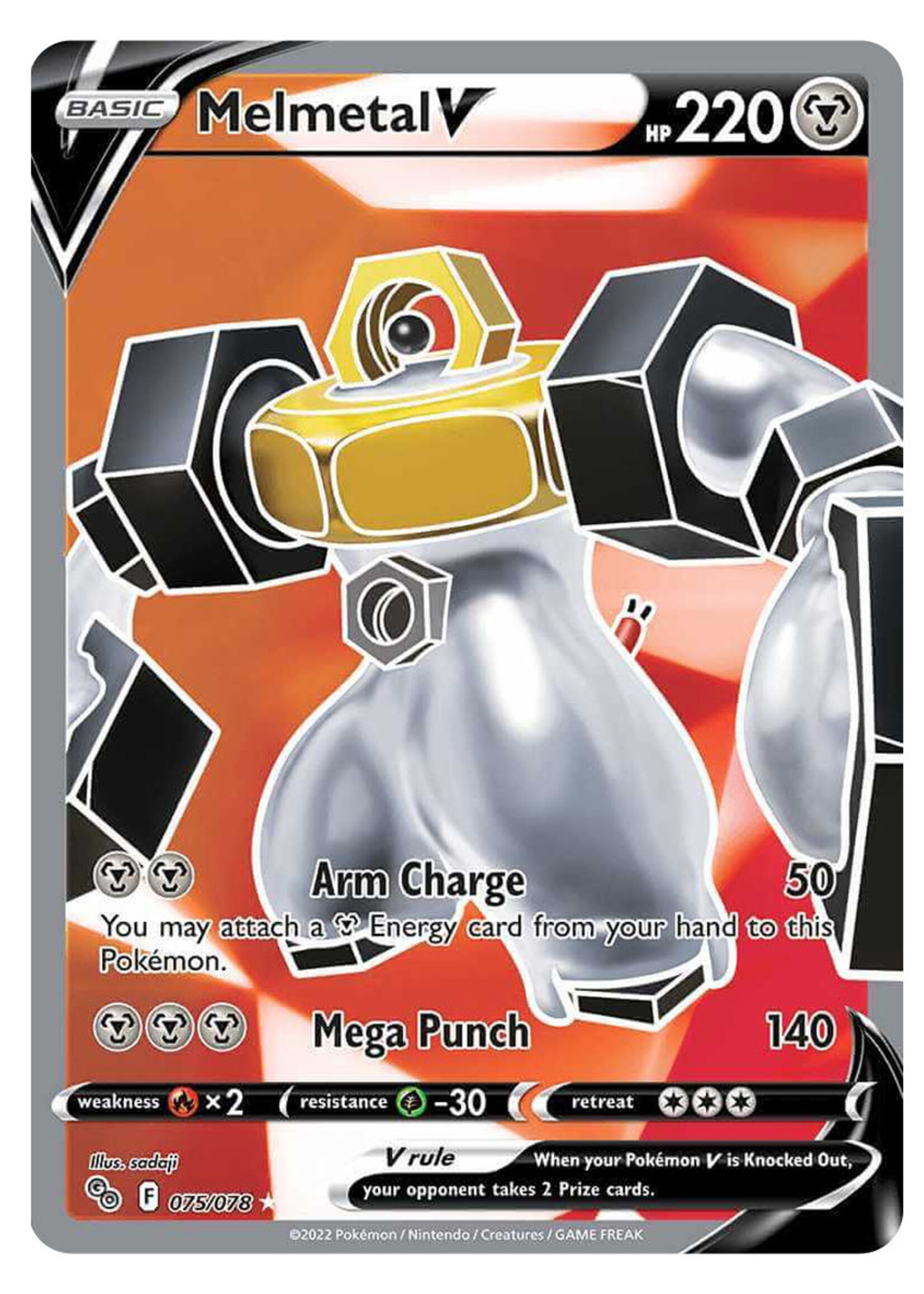 Melmetal V 75 (PGO): excellent