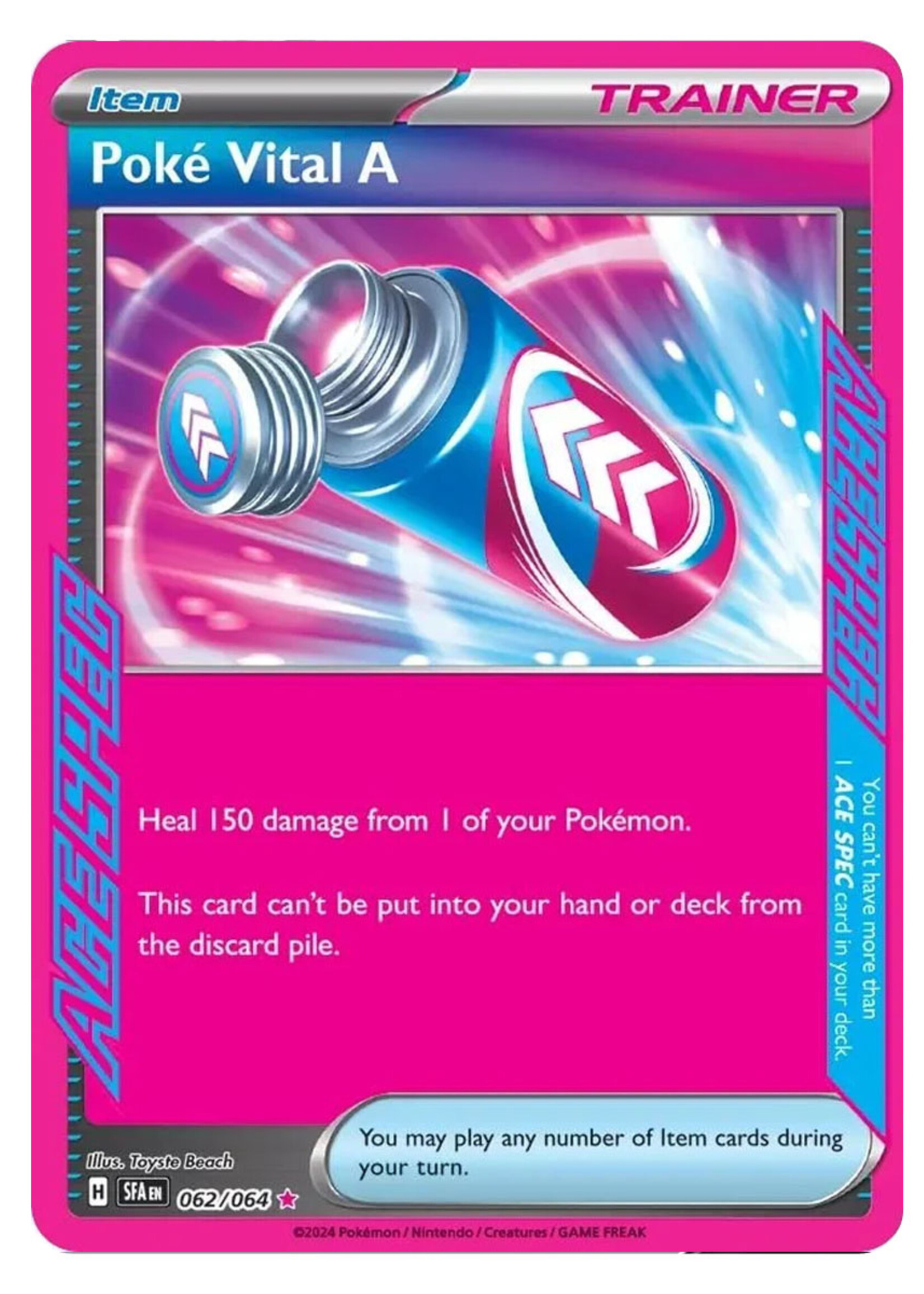 Poké Vital A 62 (SFA): near mint