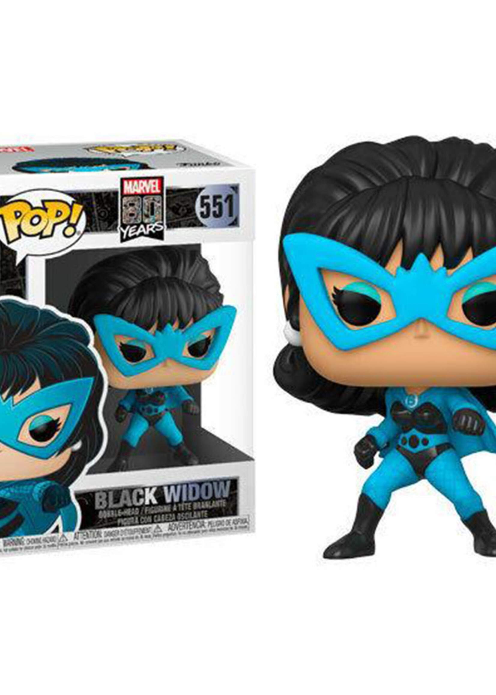 Marvel 80 Funko Pop N° 551 Black Widow