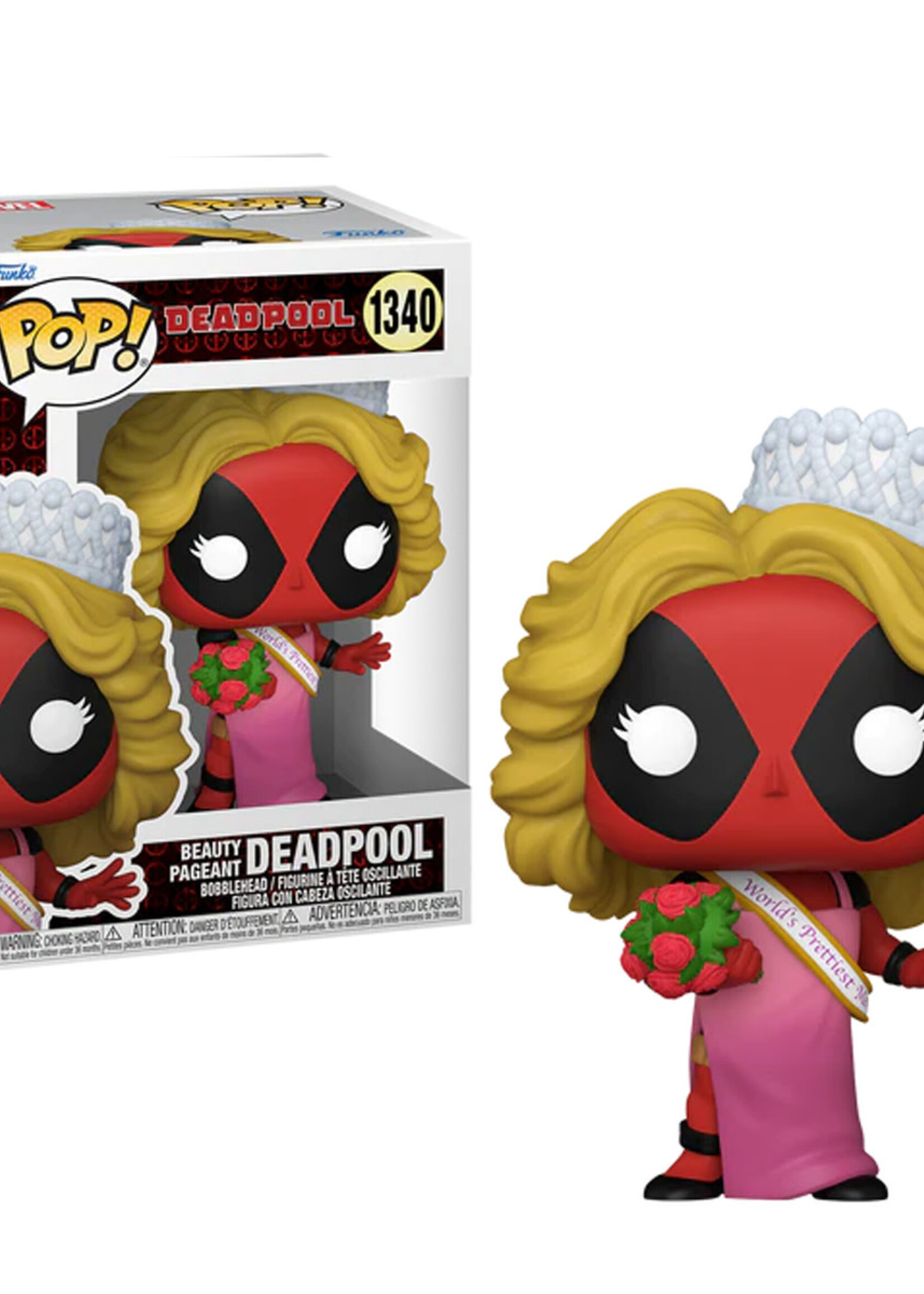 Marvel Funko Pop N° 1340 Beauty Pageant Deadpool